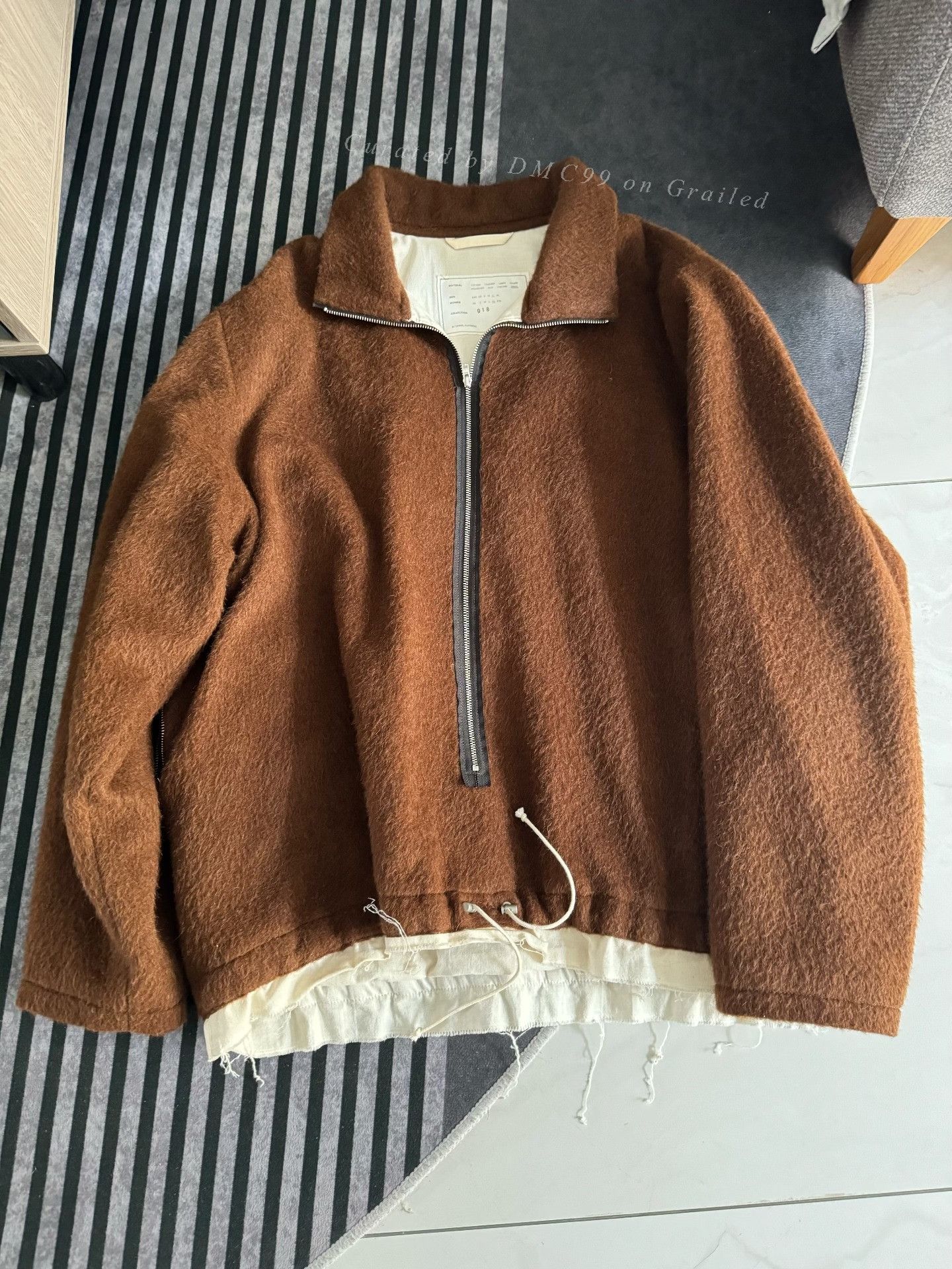 Camiel Fortgens Camiel Fortgens 24FW Alpaca Zip Pullover Jacket Size US L / EU 52-54 / 3 - 1 Thumbnail
