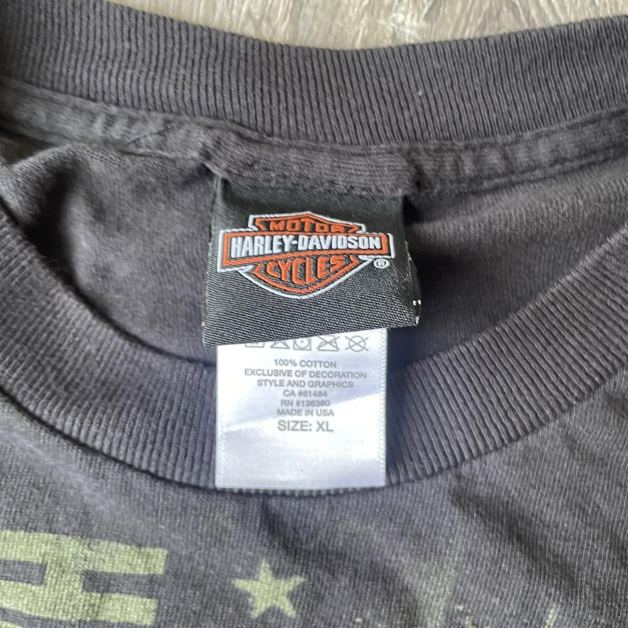 Harley Davidson × Vintage Vintage Y2K Harley Davidson Caliente Babe Biker Graphic Tee Size US XL / EU 56 / 4 - 4 Thumbnail
