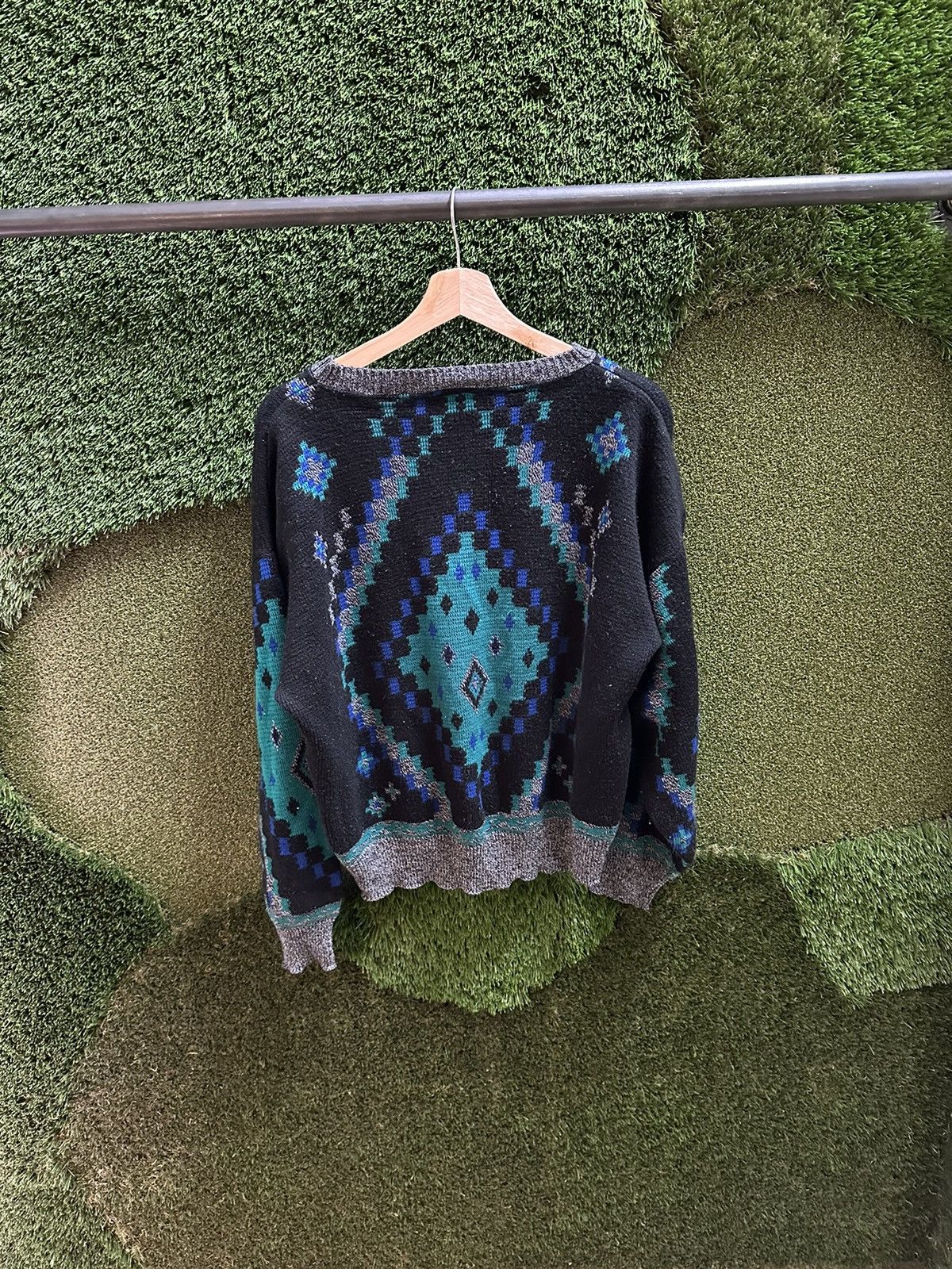 Sears × Vintage Vintage Sears Abstract Sweater Large Size US L / EU 52-54 / 3 - 2 Thumbnail