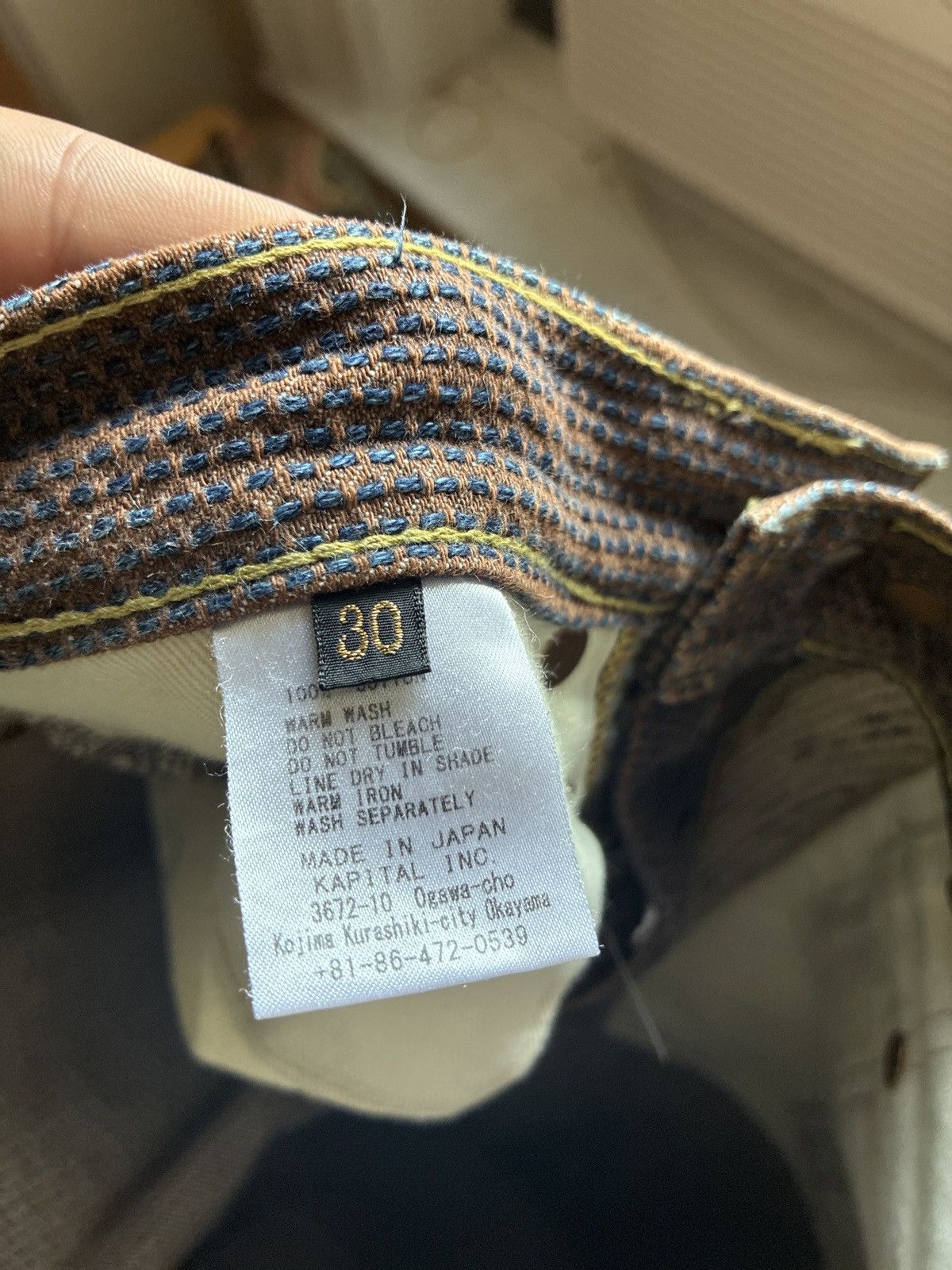 Kapital Century Denim Red/Blue Size US 30 / EU 46 - 4 Thumbnail