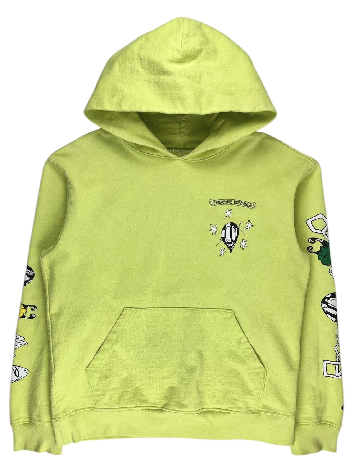 Chrome Hearts Chrome Hearts Matty Boy Chain Link Lime Green Hoodie Size US L / EU 52-54 / 3 - 2 Thumbnail