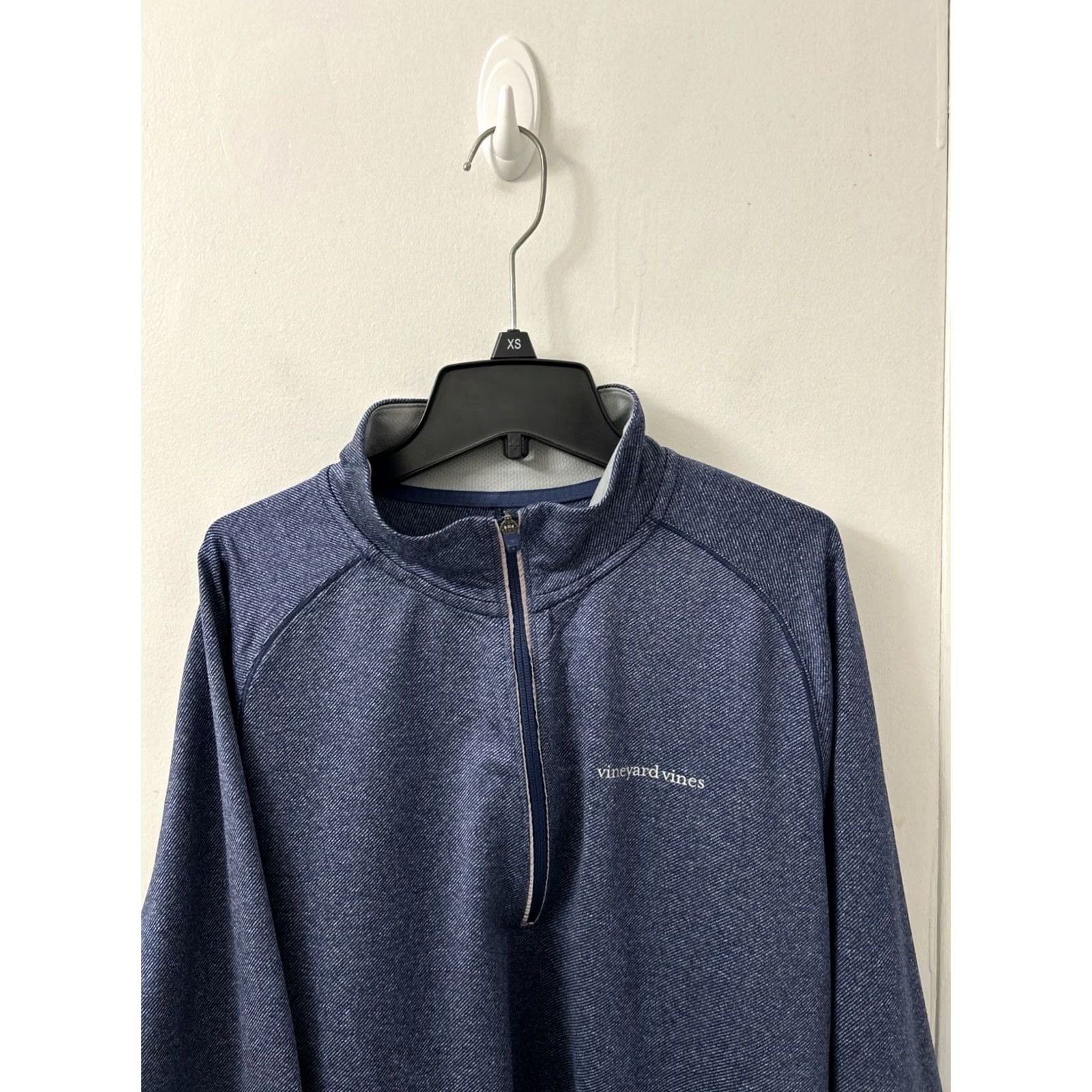 Vineyard Vines Vineyard Vines Performance 1/4 Zip Mens Large Blue Pullover Pocket Long Sleeve Jacket Size US L / EU 52-54 / 3 - 2 Thumbnail