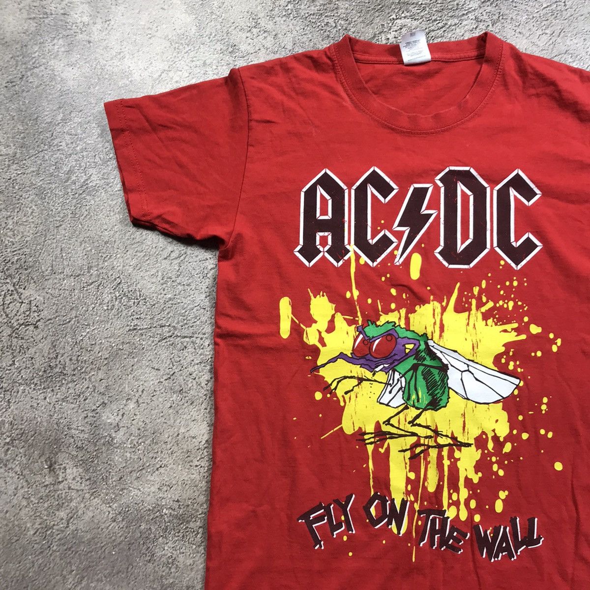 Vintage Vintage 90s AC/DC Band Tee Sun Faded Graphic Rock Punk M Size US M / EU 48-50 / 2 - 2 Thumbnail