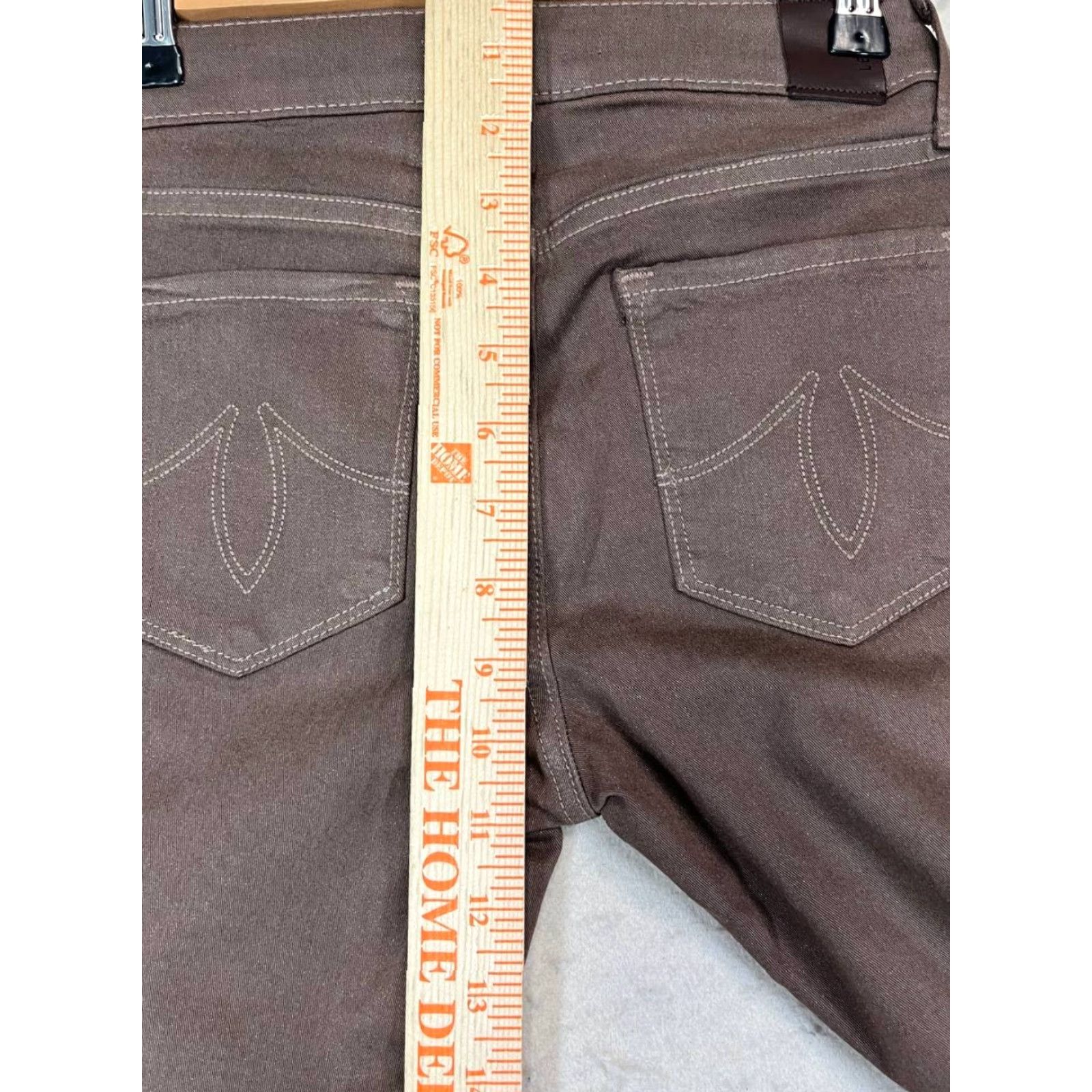 Vintage NWT Level 99 Janice Ultra Skinny Pants Brown Size 24 Size 42" / US 20 - 4 Thumbnail