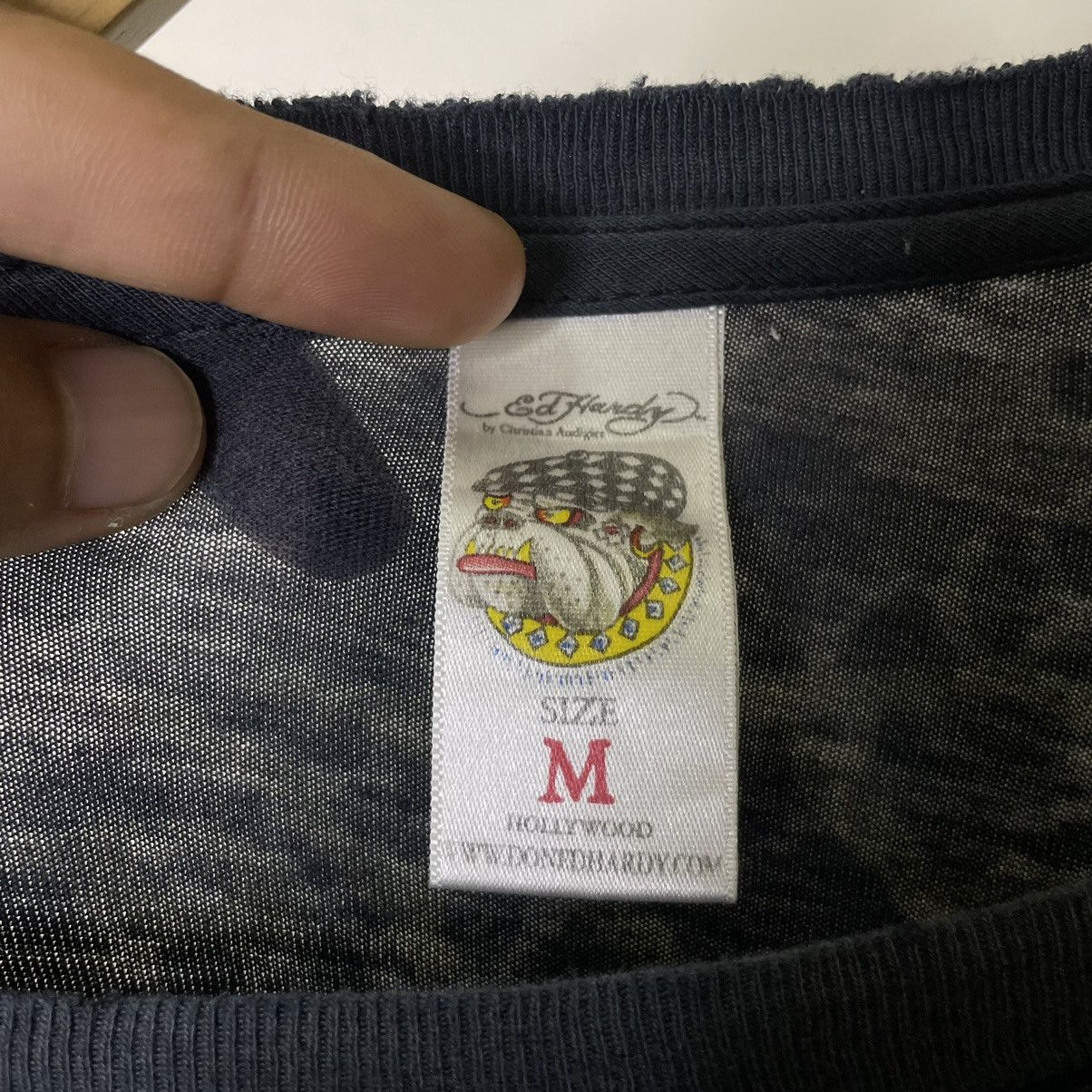 Affliction × Christian Audigier × Ed Hardy Ed Hardy Surf Tribe Crazy Detailing Distressed T Shirt Size US M / EU 48-50 / 2 - 5 Thumbnail