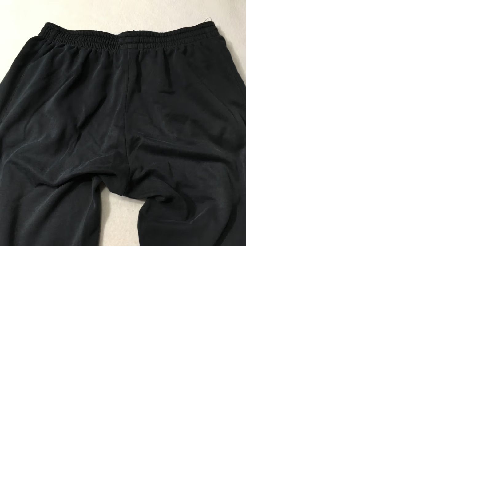 Adidas Adidas Pants Black Adults Large Classic Sweatpants Fleece Cotton 30” Regular Waist Drawstring Vintage Men Size US 33 - 9 Thumbnail