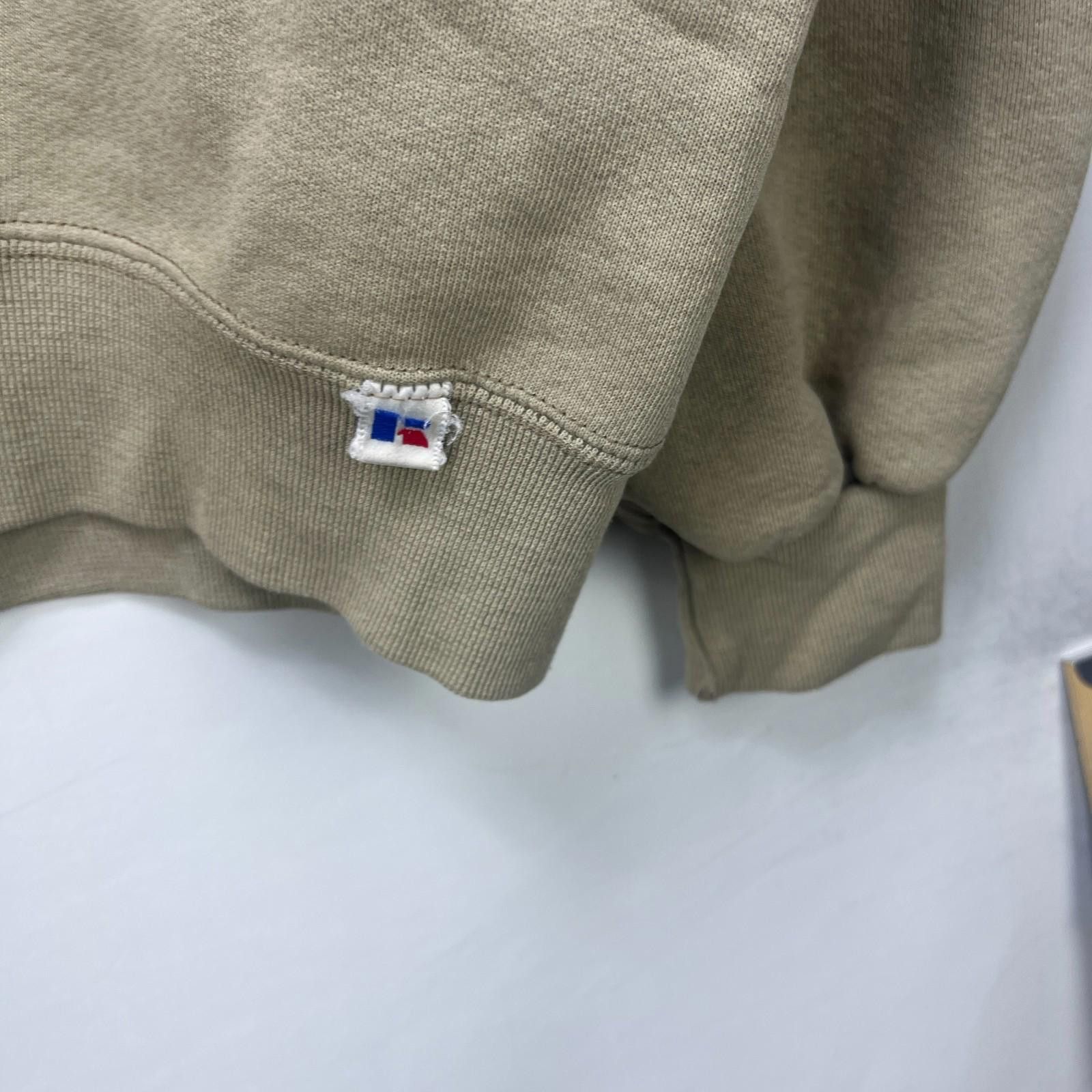 Russell Athletic Vintage 90s Russell Athletic Beige Blank Sweatshirt Large Size US L / EU 52-54 / 3 - 3 Thumbnail