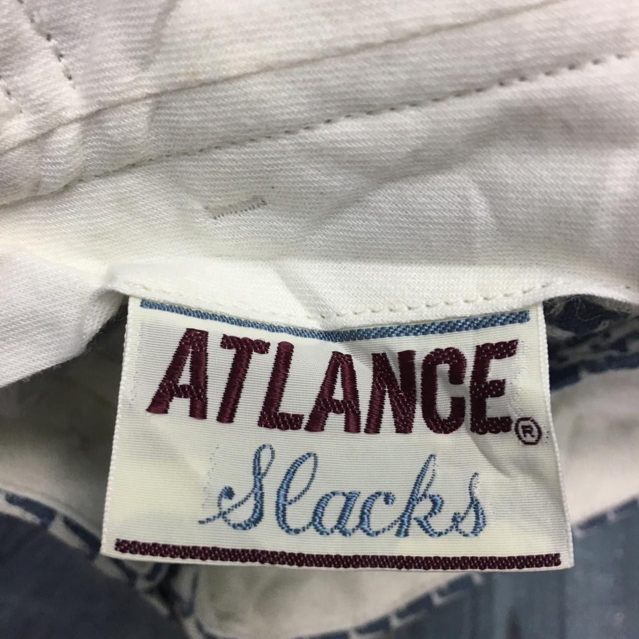 Vintage Vtg ATLANCE Slacks Long Pants Trousers Casual Size 28" / US 6 / IT 42 - 3 Thumbnail