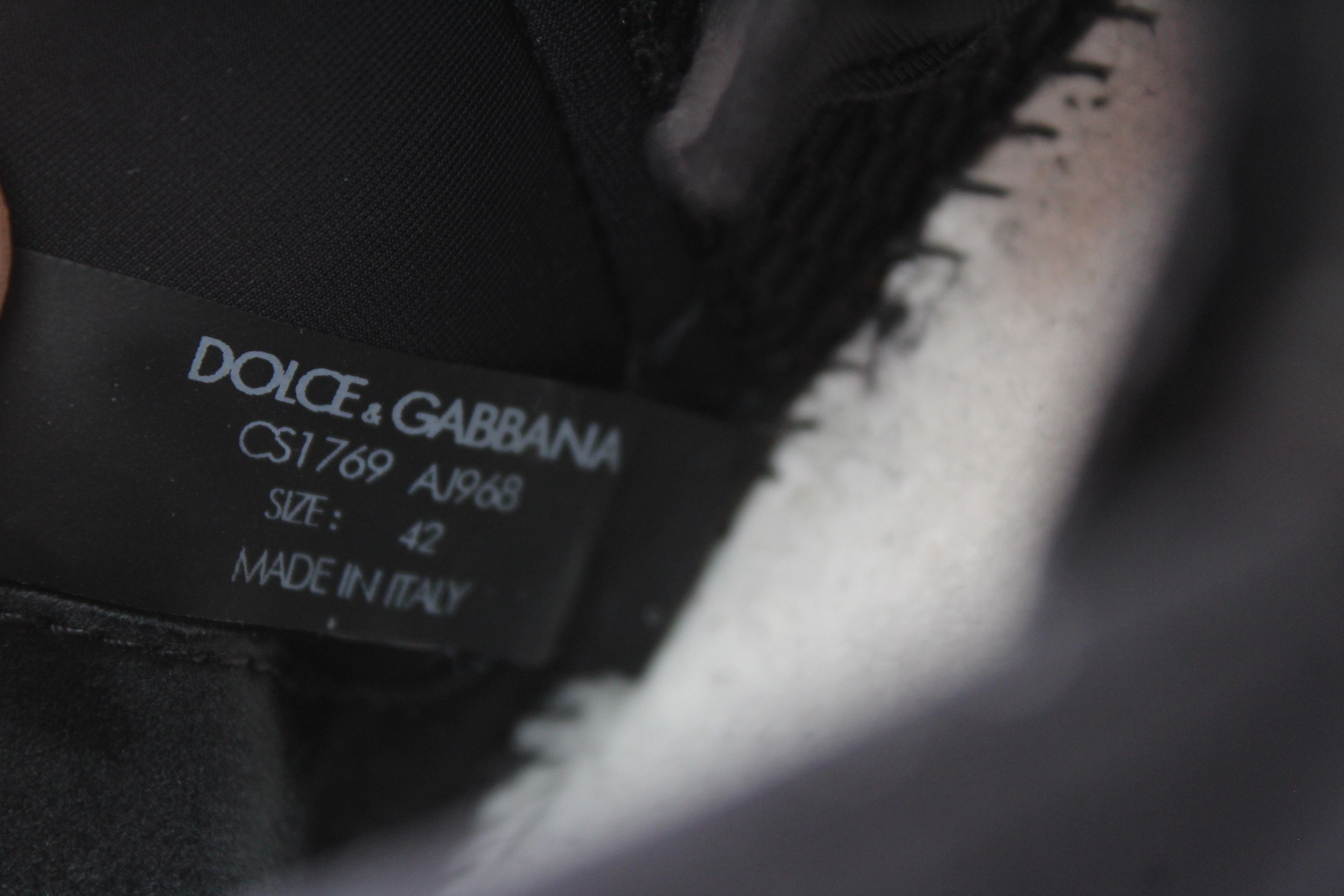 Dolce & Gabbana Dolce & Gabbana NS1 Black Mixed Materials Sneakers IT 42 Size US 9 / EU 42 - 12 Thumbnail