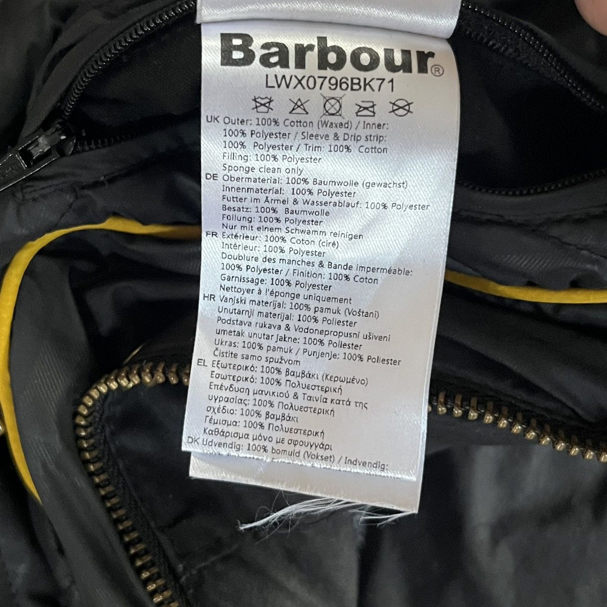 Barbour BARBOUR International Women's Hoodless Katana Wax Parka Size L / US 10 / IT 46 - 14 Thumbnail