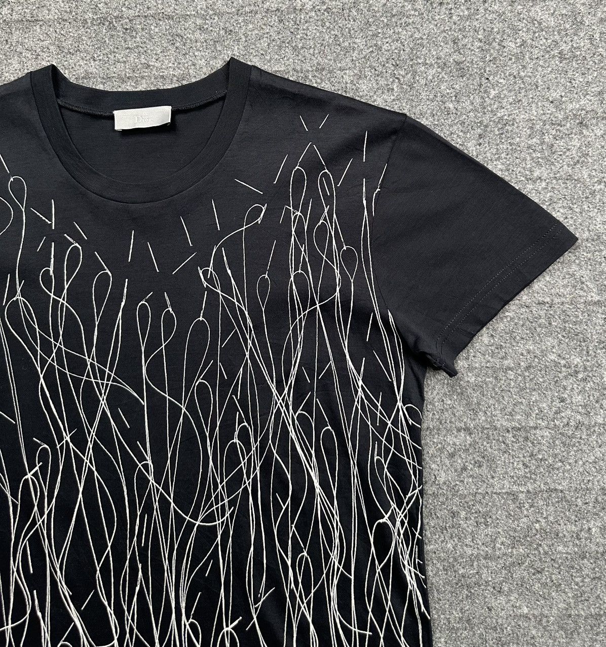 Dior Dior - Dior Homme Krisvan Assche 2013 Pen Line Abstract Tee Size US S / EU 44-46 / 1 - 2 Thumbnail