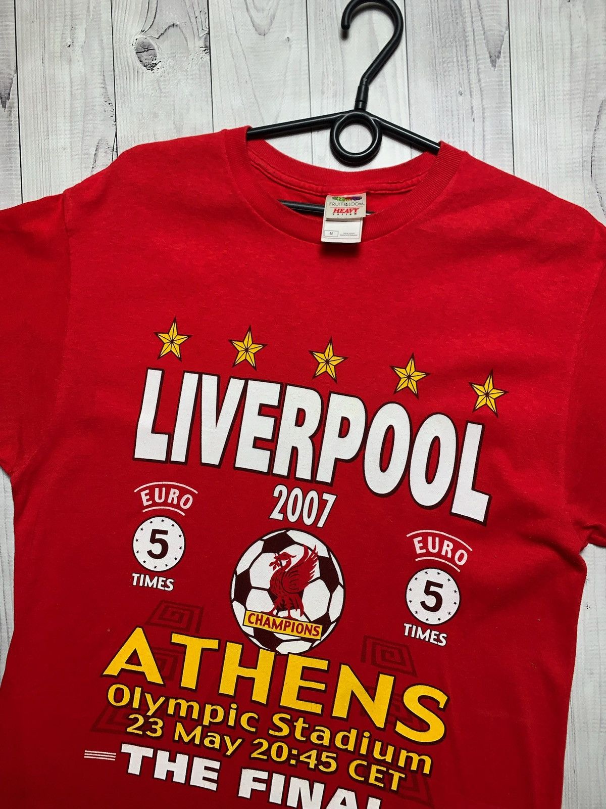 Vintage Vintage Liverpool soccer tee final 2007 Athens Champions M Size US M / EU 48-50 / 2 - 1 Thumbnail