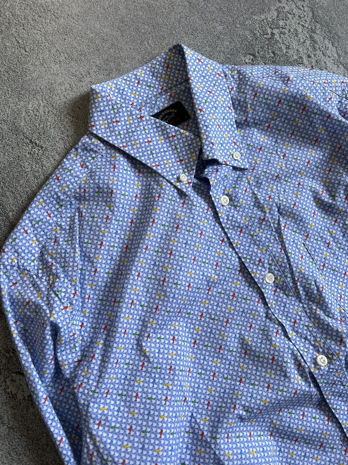 Paul & Shark Men’s Paul & Shark Yachting Long Sleeve Button Shirt Sz 41 Size US L / EU 52-54 / 3 - 4 Thumbnail