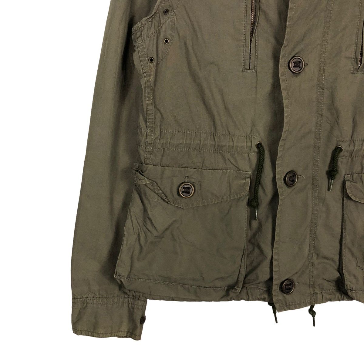 PPFM 🔥CROPPED BONDAGE PARACHUTE BIKER JACKET PPFM JAPAN Size US L / EU 52-54 / 3 - 6 Thumbnail