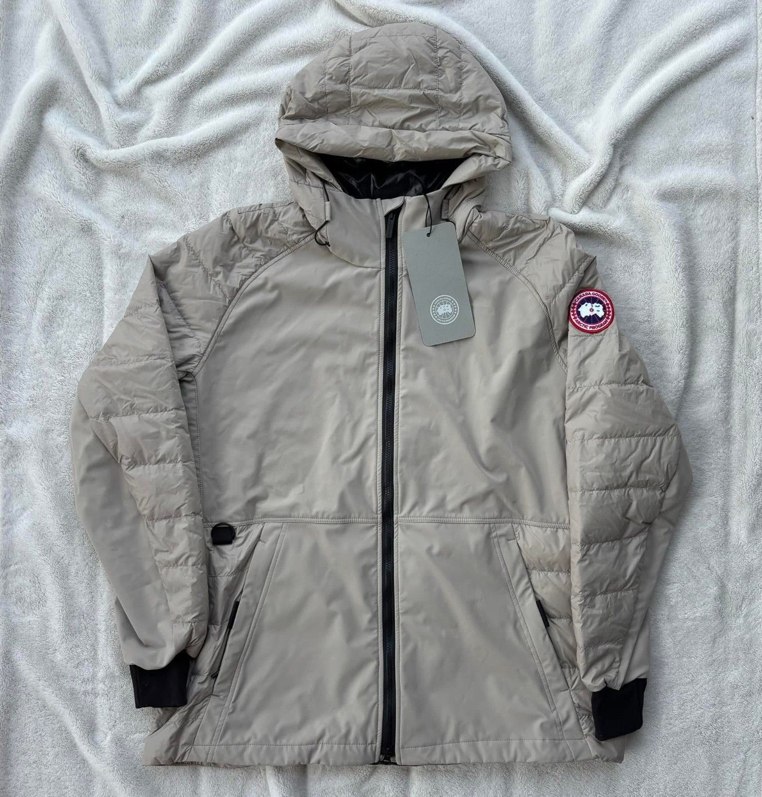Canada Goose Weyburn Limestone Tan Light Jacket - MSRP $850