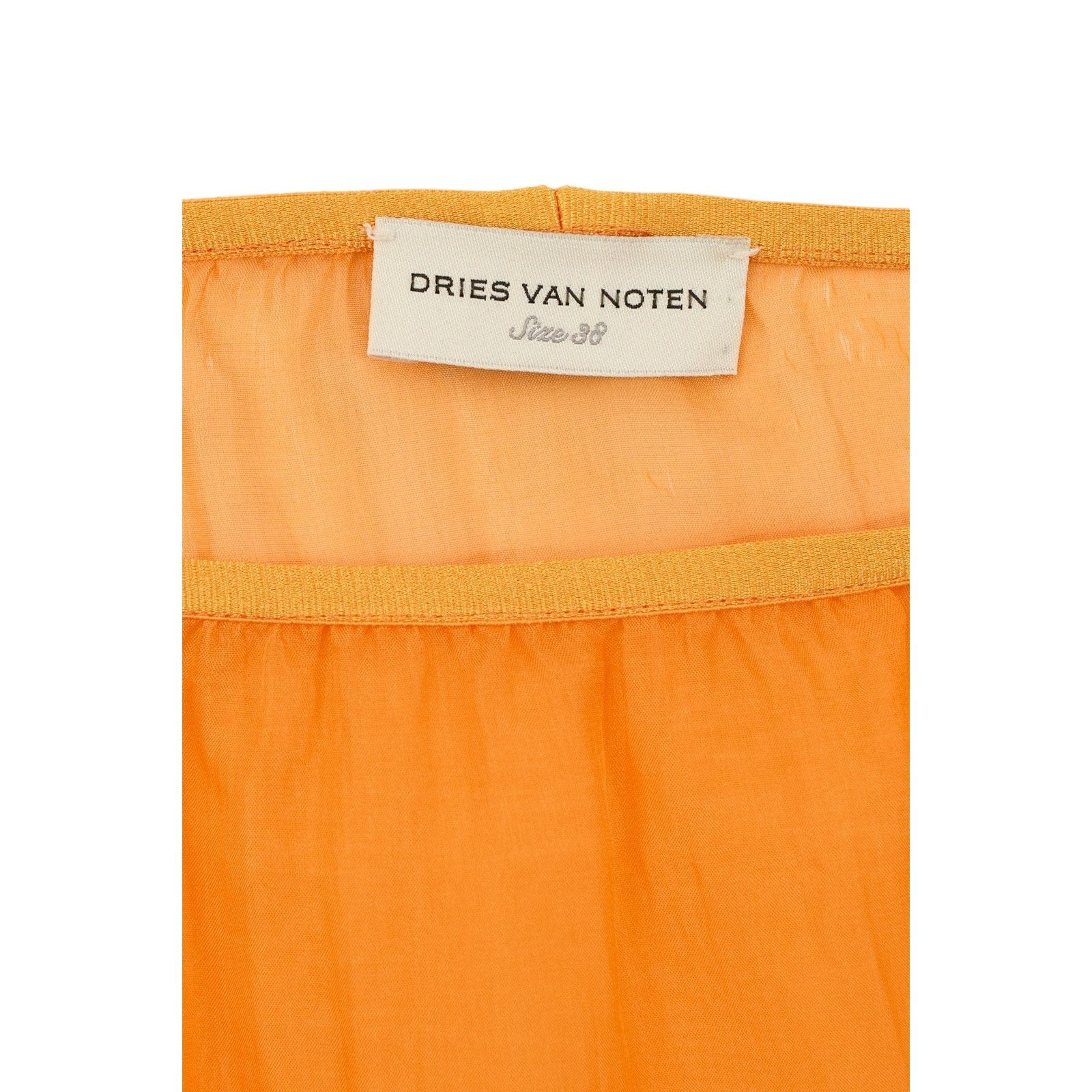 Dries Van Noten Orange Skirt Size 26" / US 2 / IT 38 - 4 Thumbnail