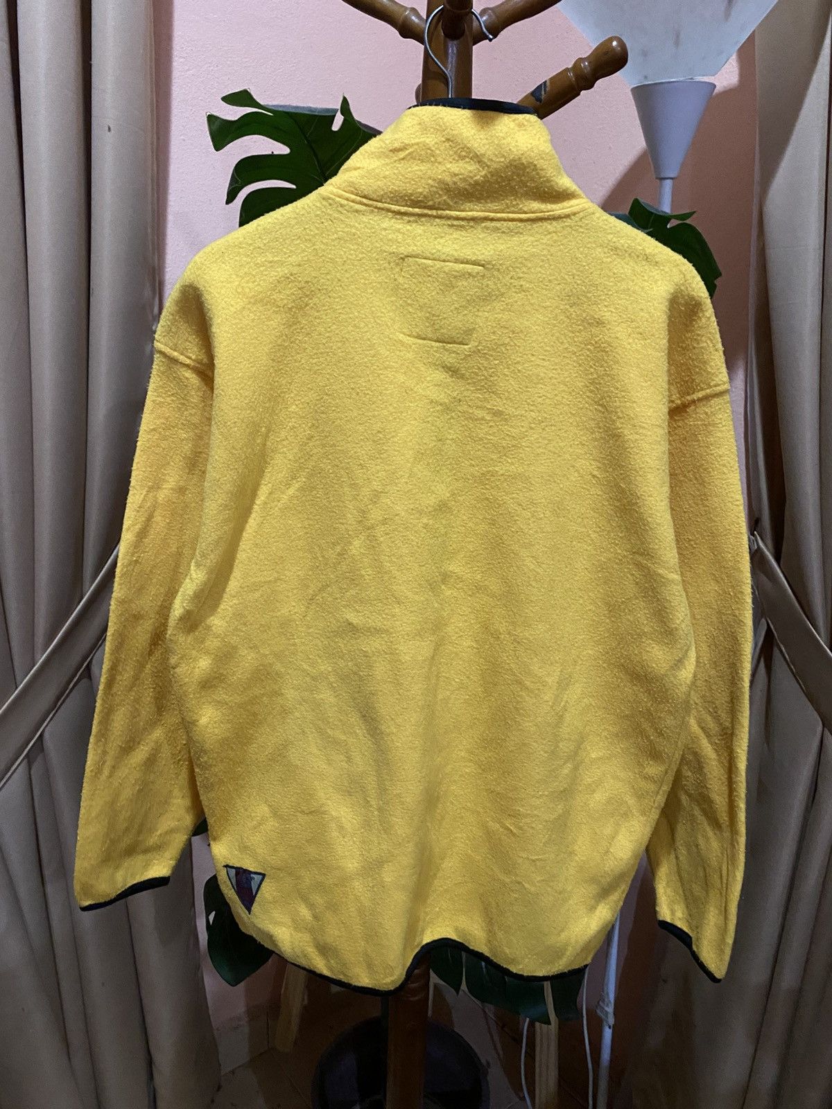New Balance Vintage New Balance Fleece Pullover – 90s Yellow Quarter-Zip Size US L / EU 52-54 / 3 - 9 Thumbnail
