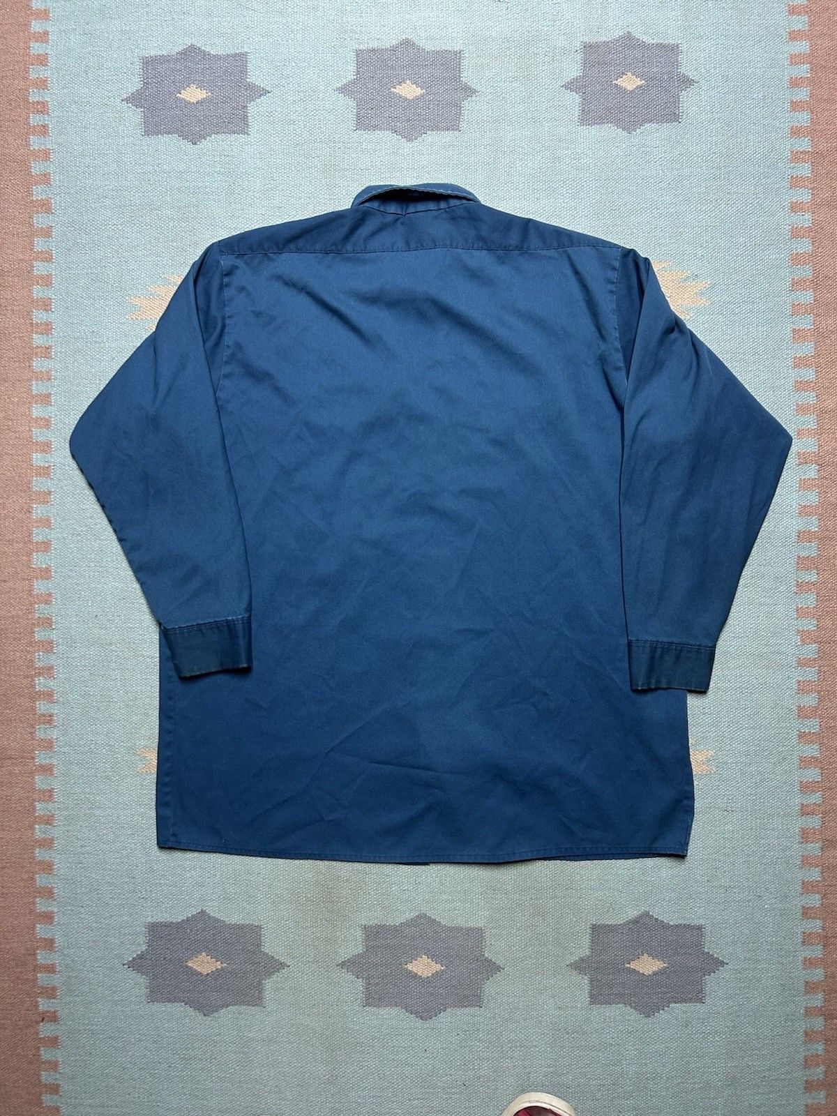 Vintage Vtg 90s work shirt dickies chino twill navy blu workwear XXL Size US XXL / EU 58 / 5 - 8 Thumbnail
