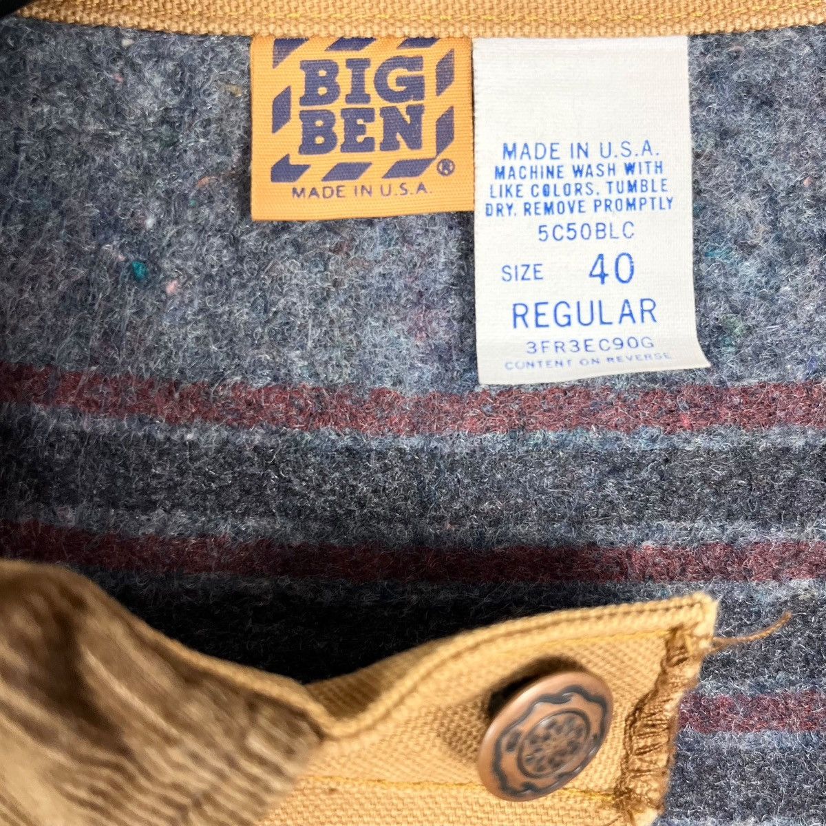 Other Vintage Big Ben Canvas Workers Jacket Size US L / EU 52-54 / 3 - 7 Thumbnail