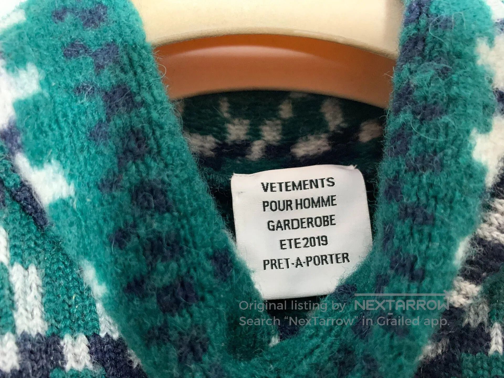 Vetements Vetements 2019 Georgian Pattern Sweater. Size US XS / EU 42 / 0 - 5 Thumbnail