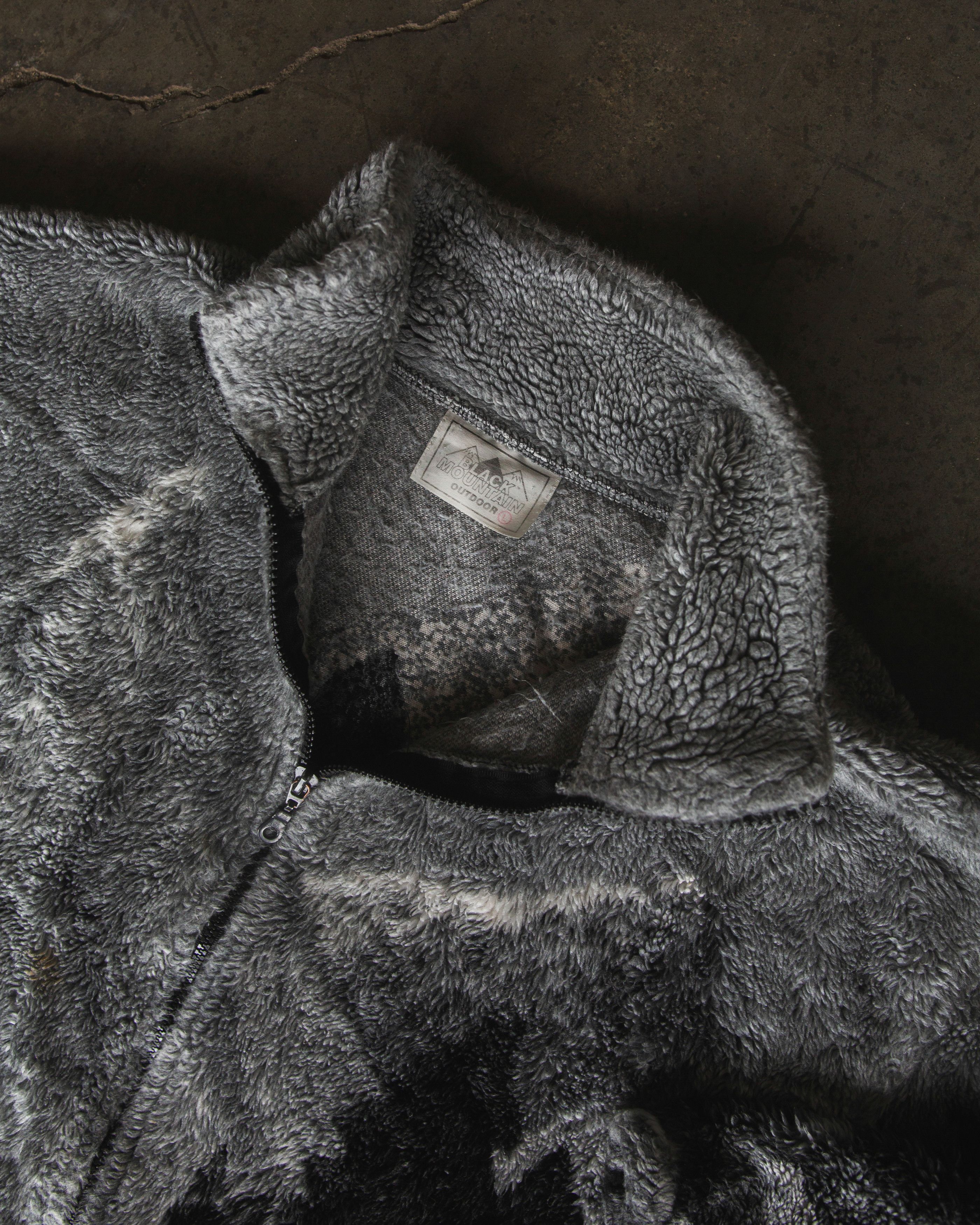 Vintage 90s Wolf Fleece Size US L / EU 52-54 / 3 - 2 Thumbnail