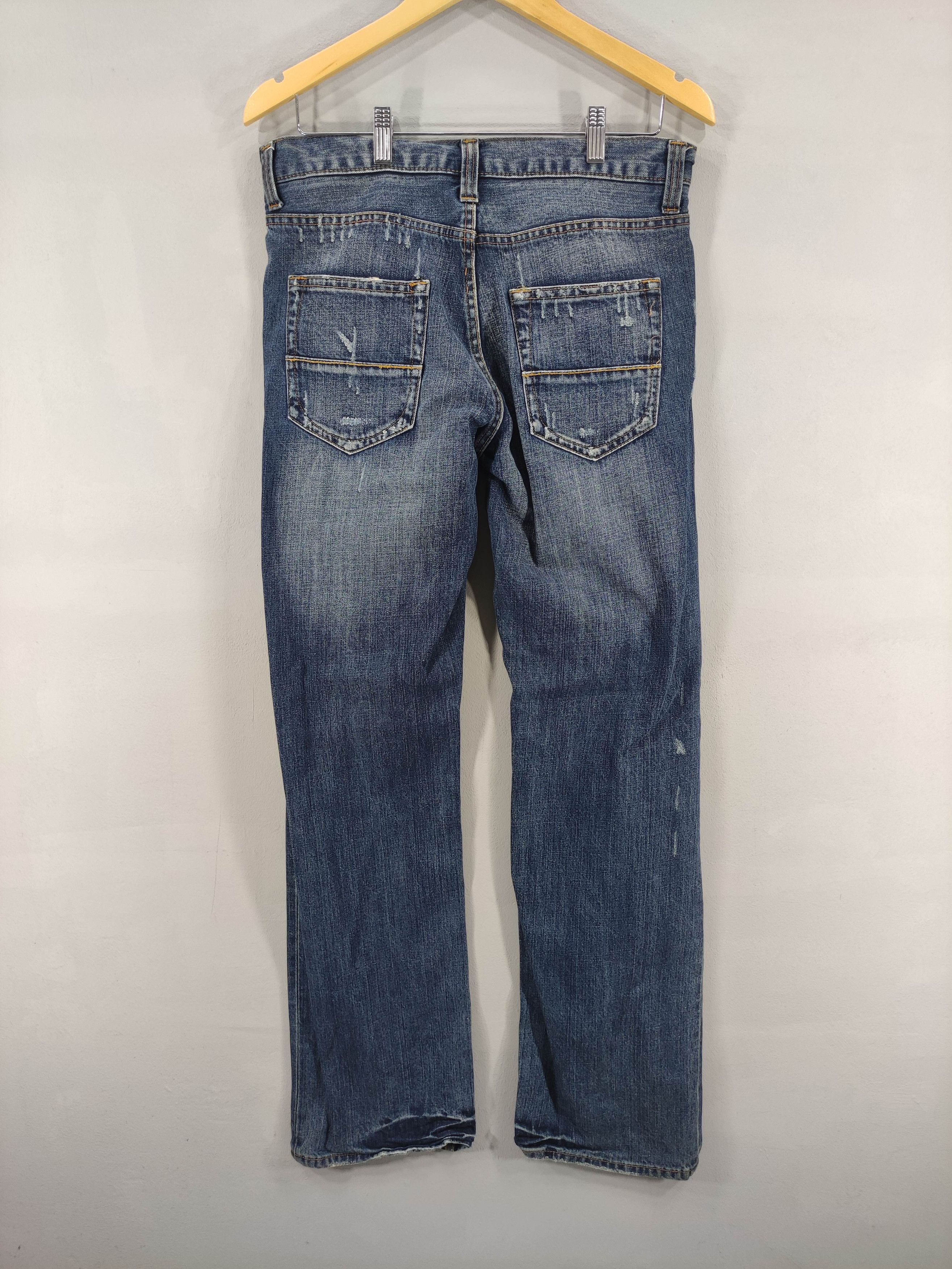 Japanese Brand Vintage Uj Jeans Distressed Denim Size US 32 / EU 48 - 15 Thumbnail