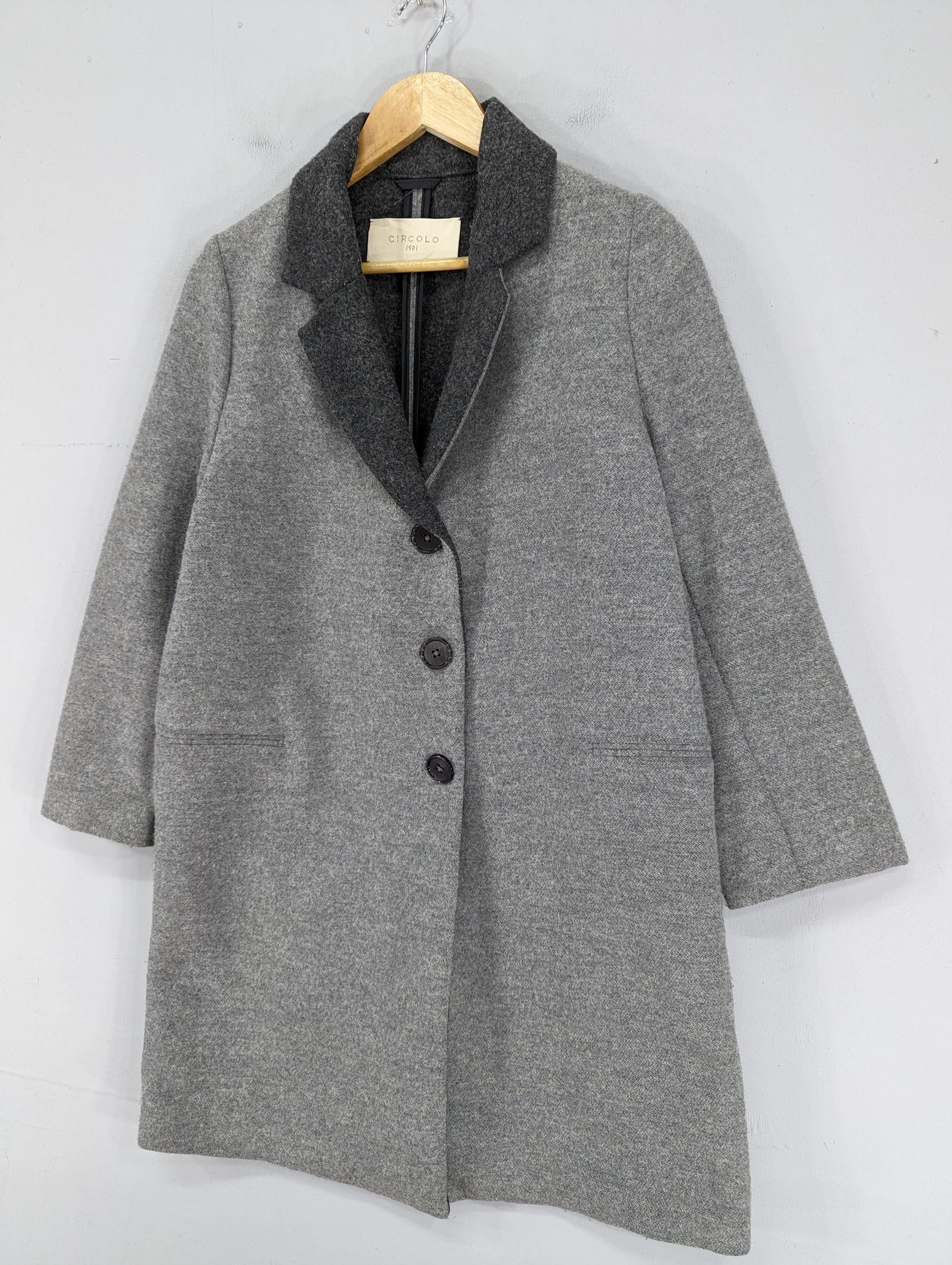 Circolo 1901 🔥Circolo 1901 Wool Button Ups Coat Jacket Size M / US 6-8 / IT 42-44 - 2 Thumbnail