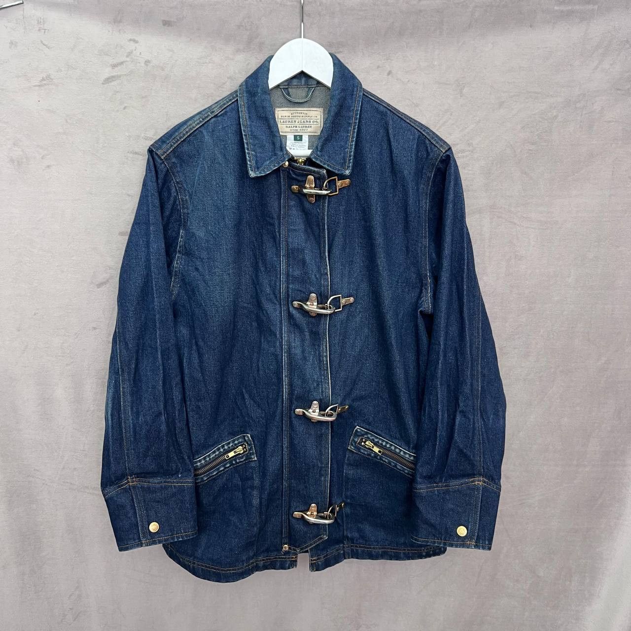 90’s RALPH LAUREN fireman jacket USA製 Vintage 90's Polo Ralph Lauren Fireman Canvas Jacket Unisex