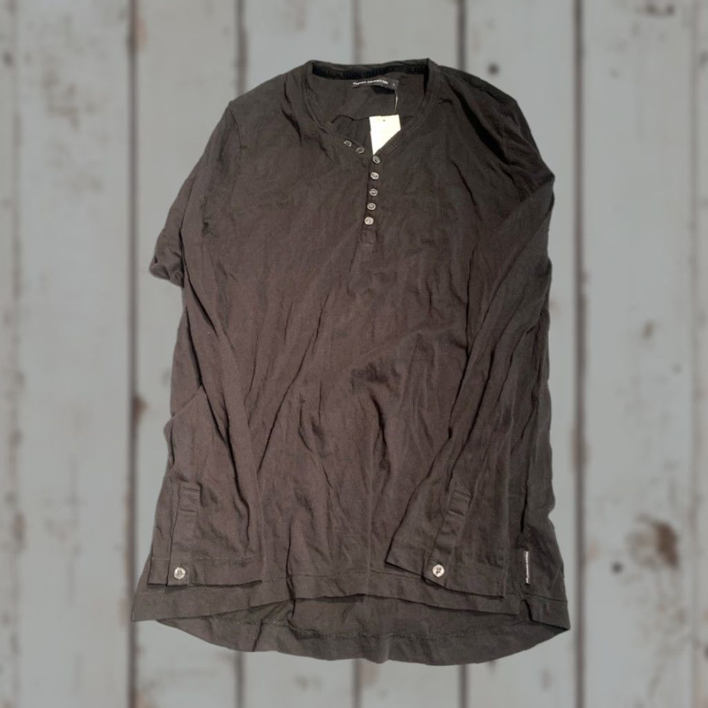 French Connection French Connection Black Long Sleeve Top L Regular Men Size Black Long Sleeve Top Size US L / EU 52-54 / 3 - 1 Thumbnail