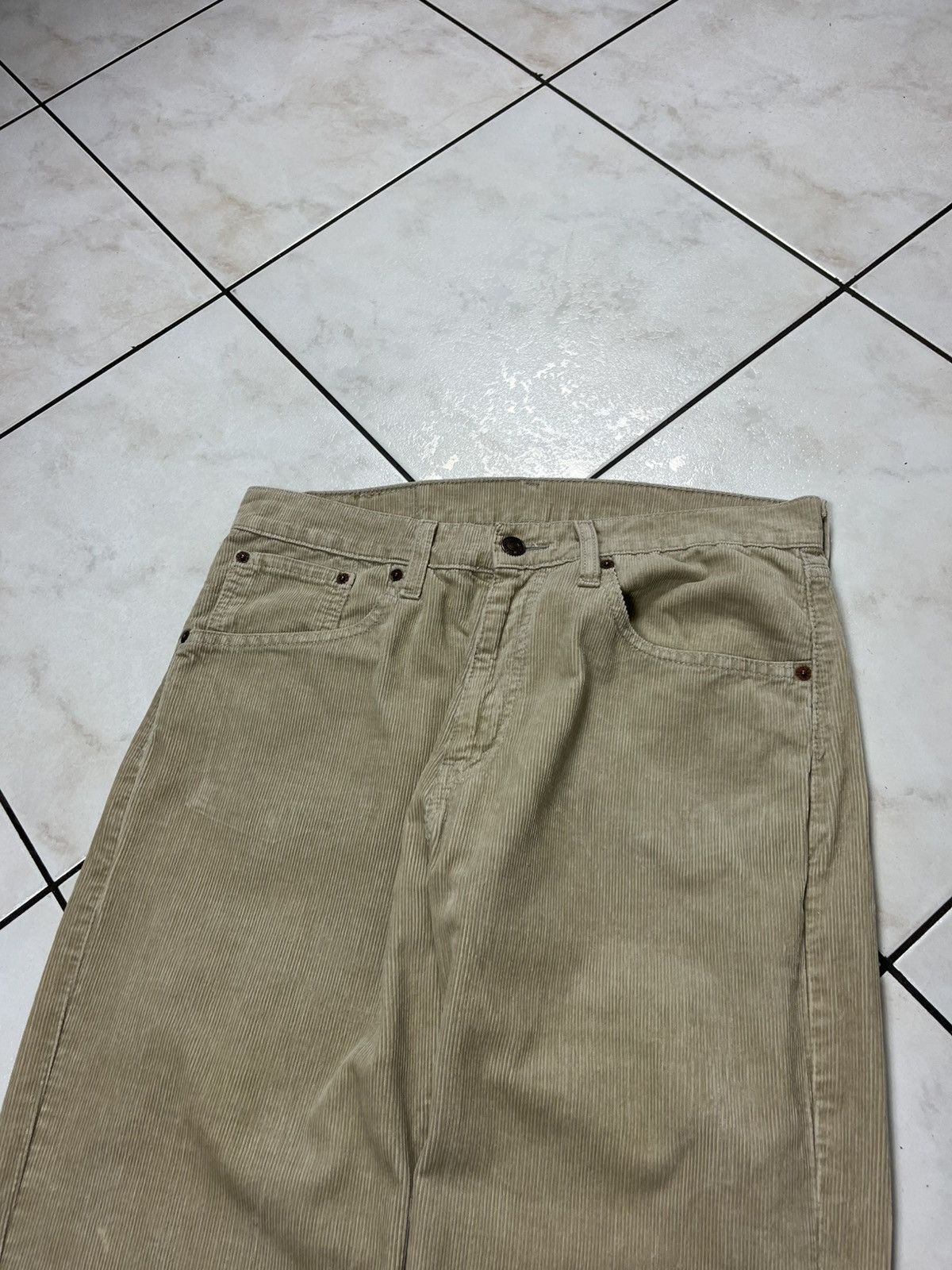 Levi's × Vintage Vintage Levi’s 751 corduroy velvet regular pants trousers Size US 32 / EU 48 - 3 Thumbnail