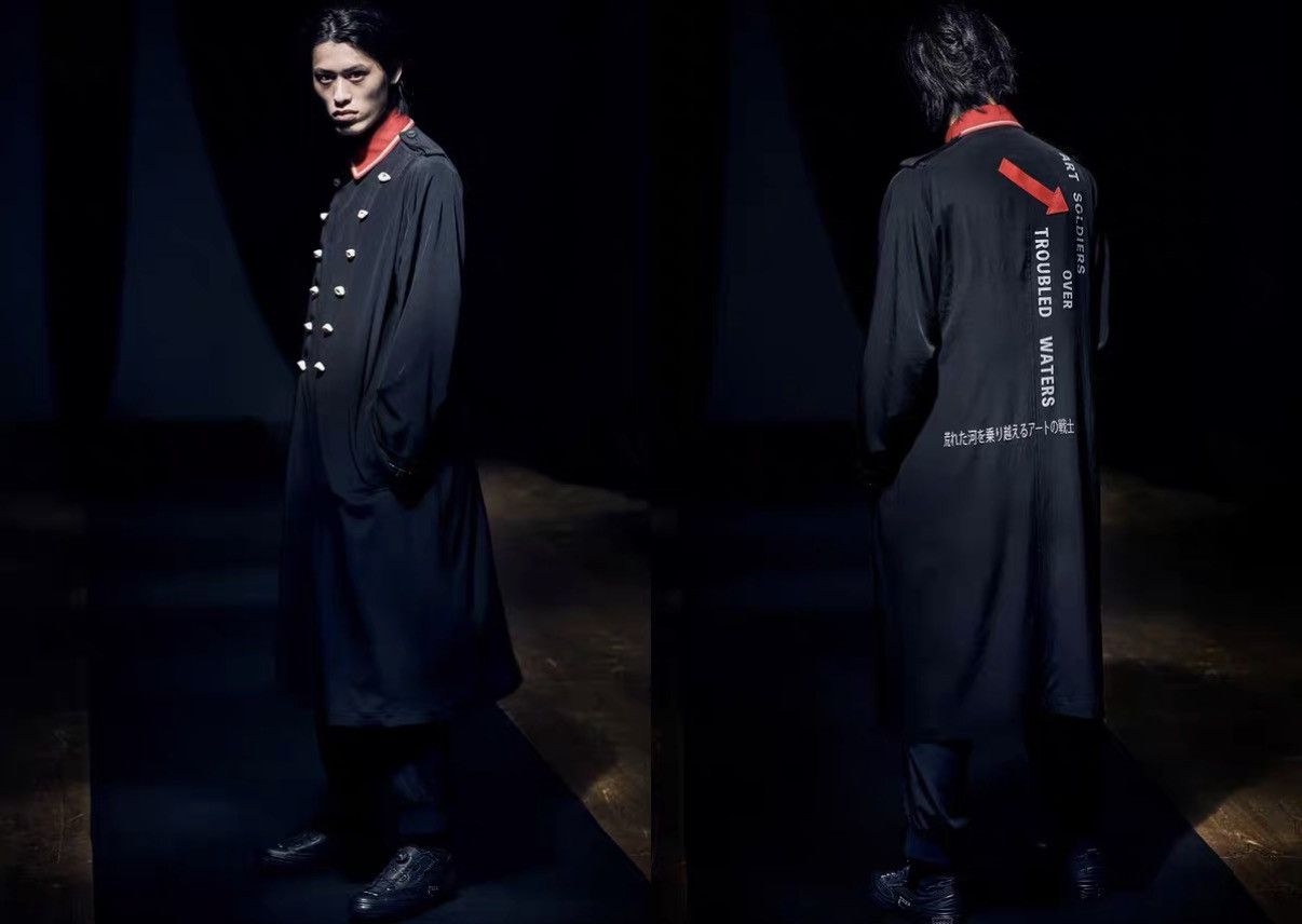 Yohji Yamamoto Yohji Yamamoto 21SS Eyeball Red Collar Napoleon Coat J4 Size US S / EU 44-46 / 1 - 4 Thumbnail