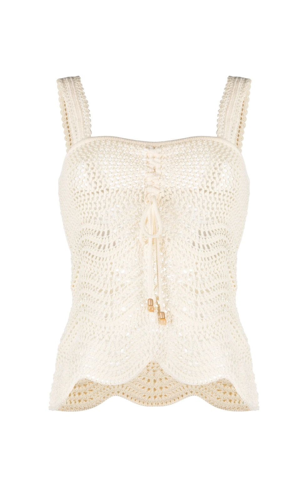 Zimmermann Zimmermann Devi Textured Knit Tank Top Size XS / US 0-2 / IT 36-38 - 2 Thumbnail