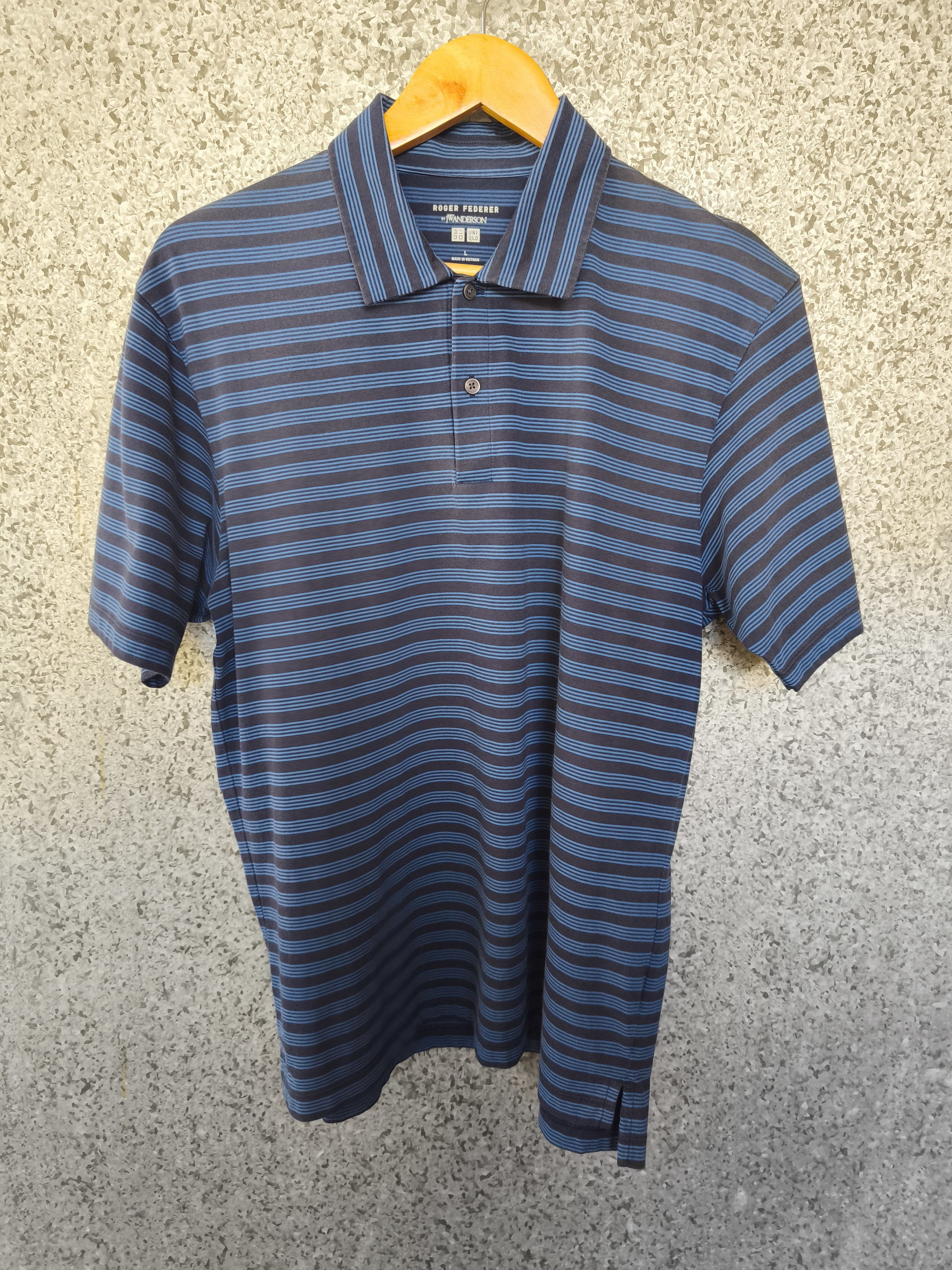 JW Anderson × Uniqlo 🔥 Roger Federer X JW Anderson polo stripes tees Size US L / EU 52-54 / 3 - 2 Thumbnail