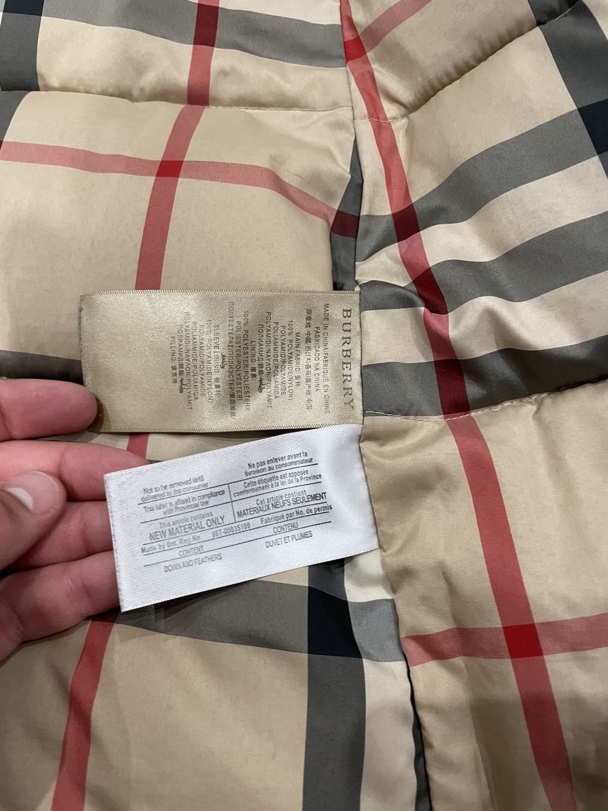 Burberry Burberry Brit long down Nova Check puffer jacket heavy coat Size S / US 4 / IT 40 - 6 Thumbnail