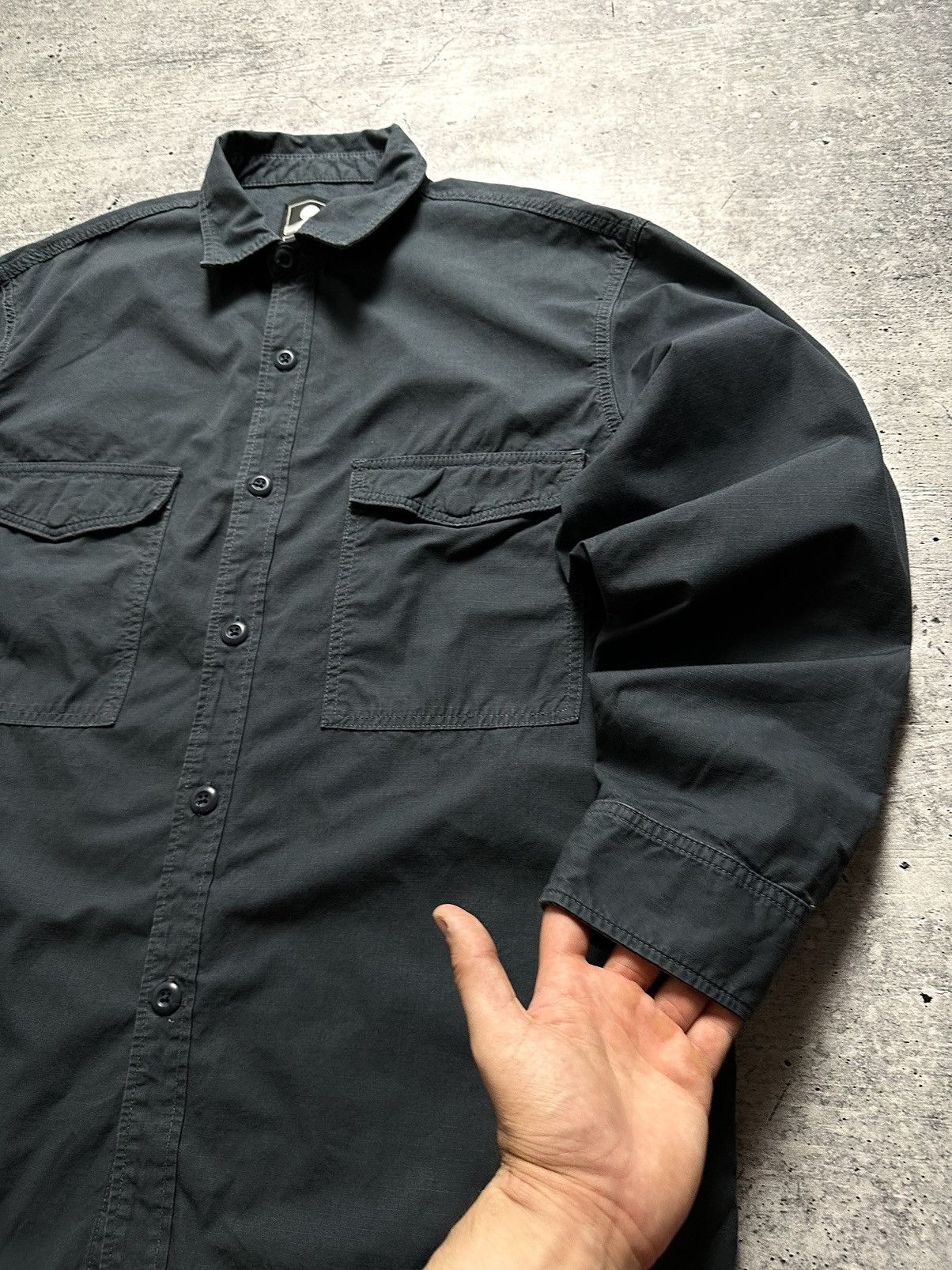 Edwin Edwin Y2K Trucker Big Shirt LS Jacket Japanese Hype Size US XL / EU 56 / 4 - 4 Thumbnail