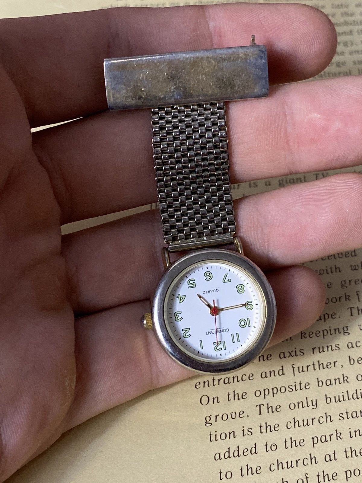 Japanese Brand Vintage Constant NURSE WATCH Clip-On Quartz Size ONE SIZE - 7 Thumbnail