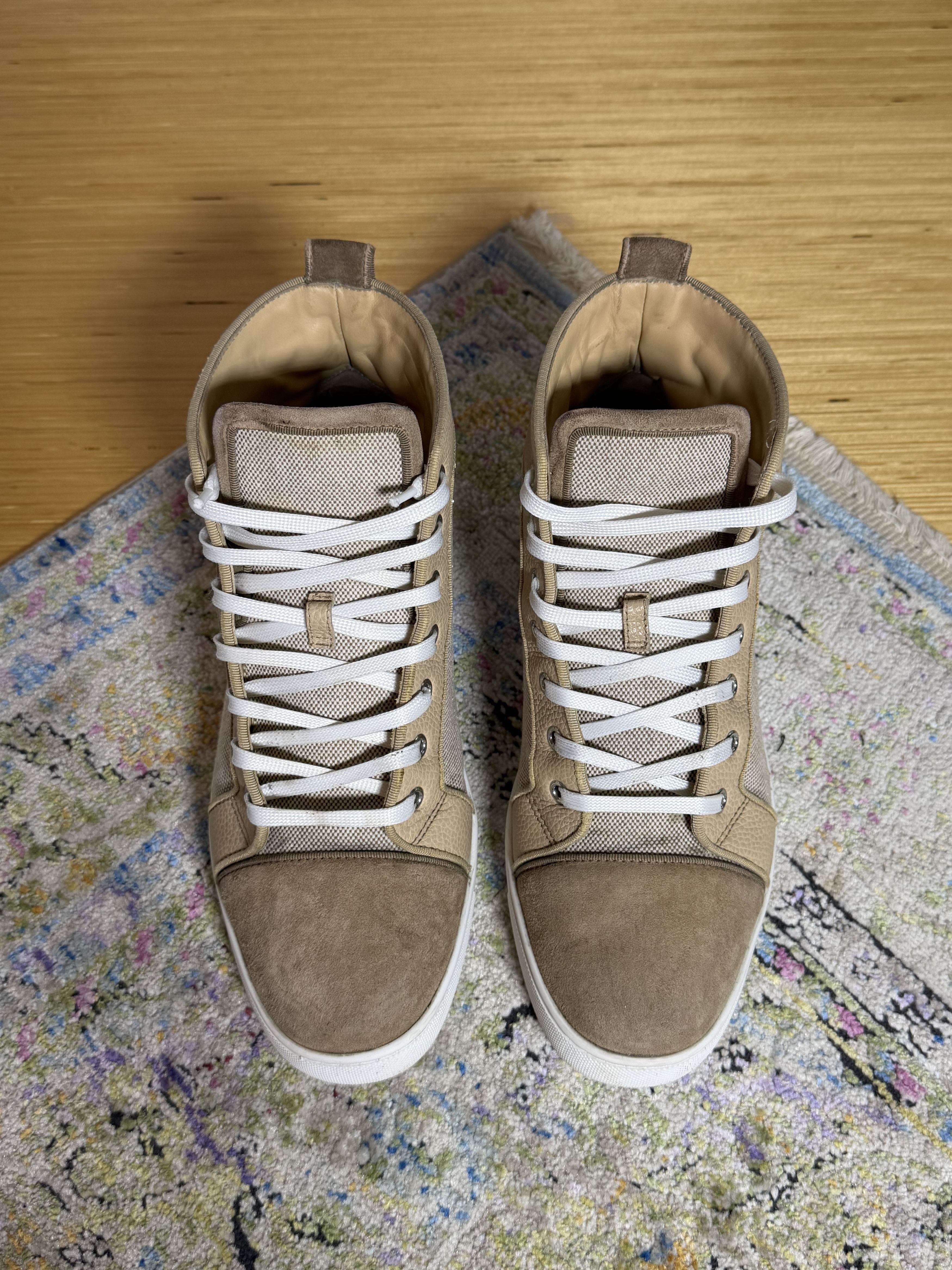 Christian Louboutin Christian Louboutin Louis Orlato Beige Sneakers Size US 9 / EU 42 - 13 Thumbnail