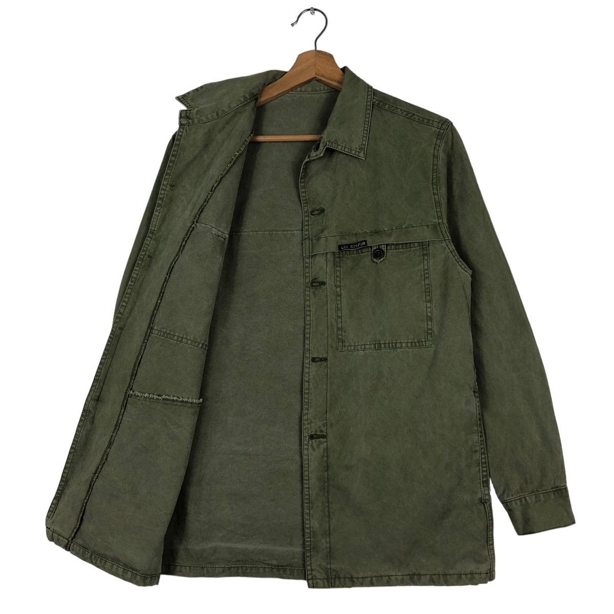 Japanese Brand 🔥Vintage Work Shirt Jacket Lee Cooper Multi Pocket Size US M / EU 48-50 / 2 - 11 Thumbnail