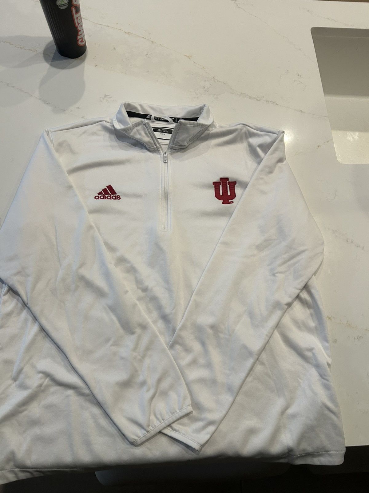 Adidas Men’s Indiana Hoosiers quarter zip Size US XL / EU 56 / 4 - 1 Thumbnail