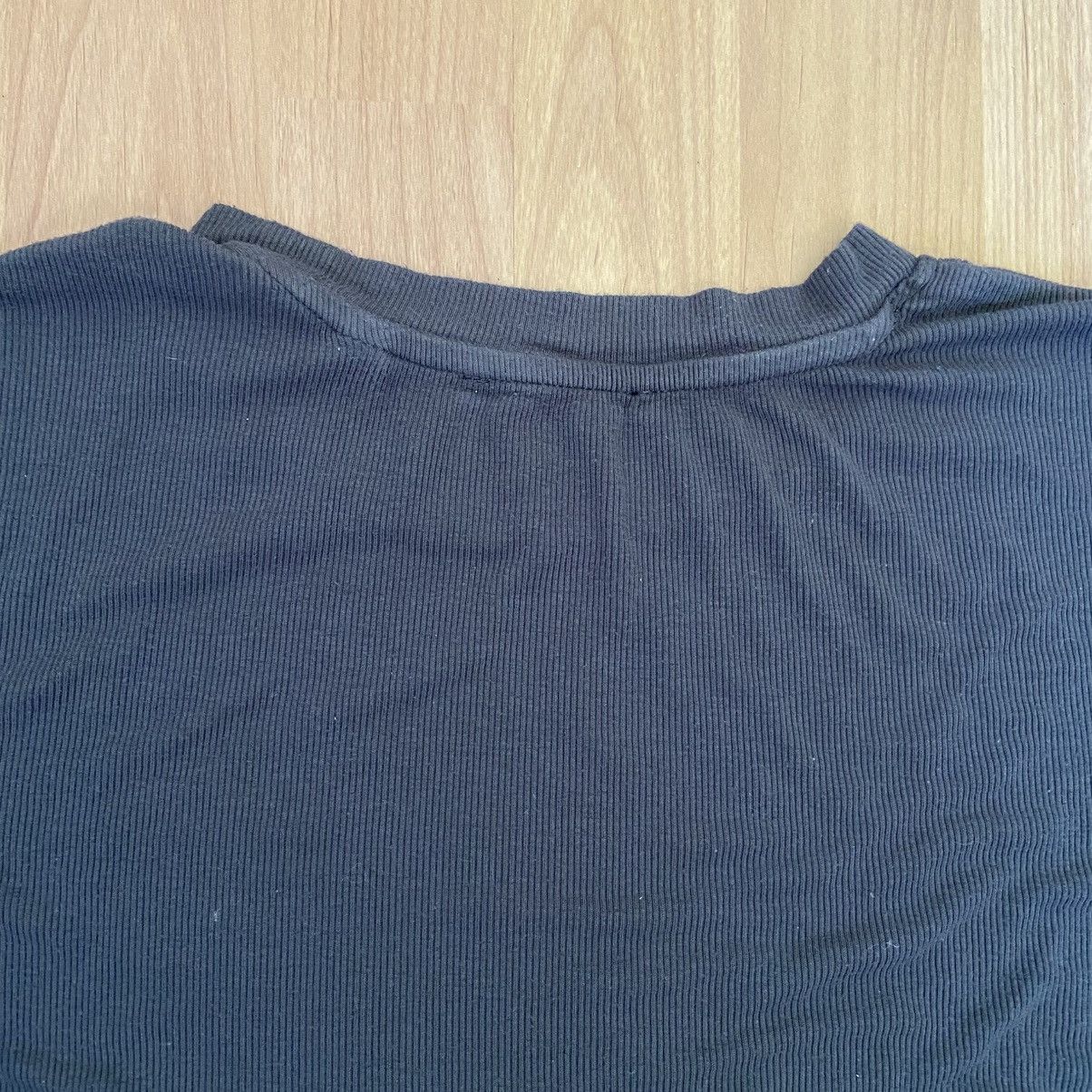 Elie Tahari Tahari Dark Green Ribbed Long Sleeve Shirt Women’s Medium Size M / US 6-8 / IT 42-44 - 5 Thumbnail
