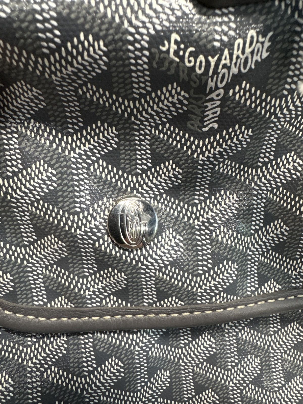 Goyard Goyard Gray Goyard Saint Léger Backpack Gray Size ONE SIZE - 13 Thumbnail