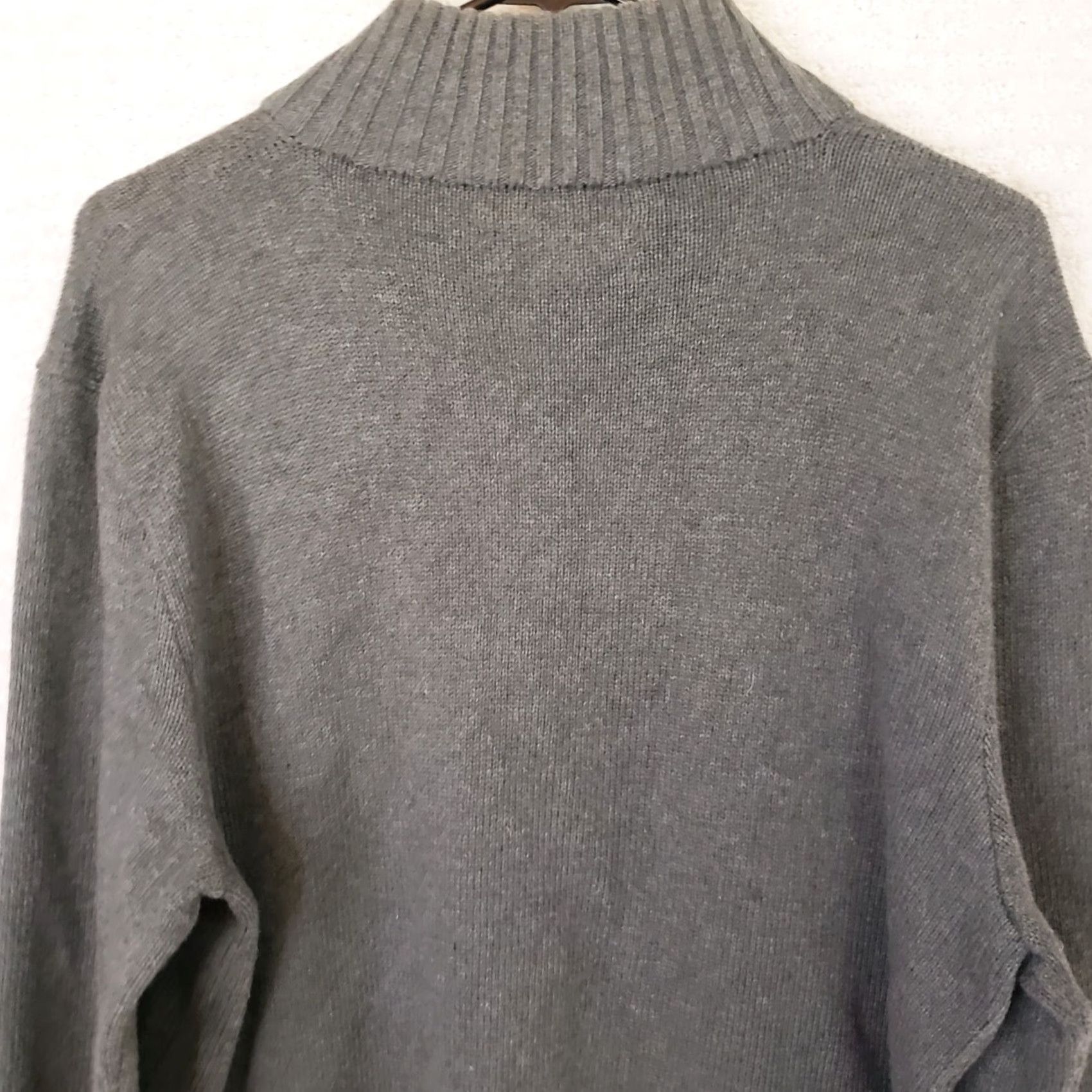 Polo Ralph Lauren Polo Ralph Lauren Sweater Men L Gray Cotton Knit 1/4 Zip Mock Neck Polo Ralph Lauren Sweater L Gray Cotton Knit 1/4 Zip Mock Neck Size US L / EU 52-54 / 3 - 7 Thumbnail