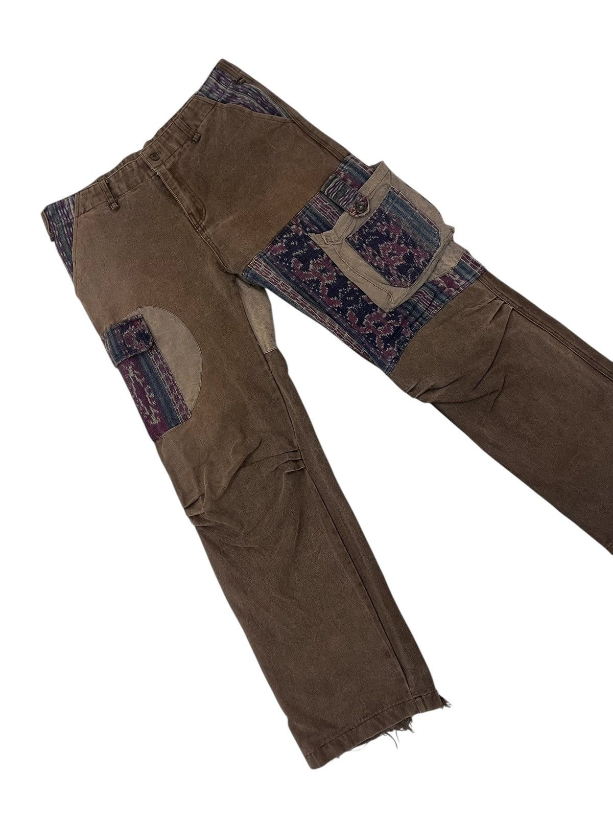 Designer × Japanese Brand Japanese brand patch work design cargo pants Size US 34 / EU 50 - 3 Thumbnail