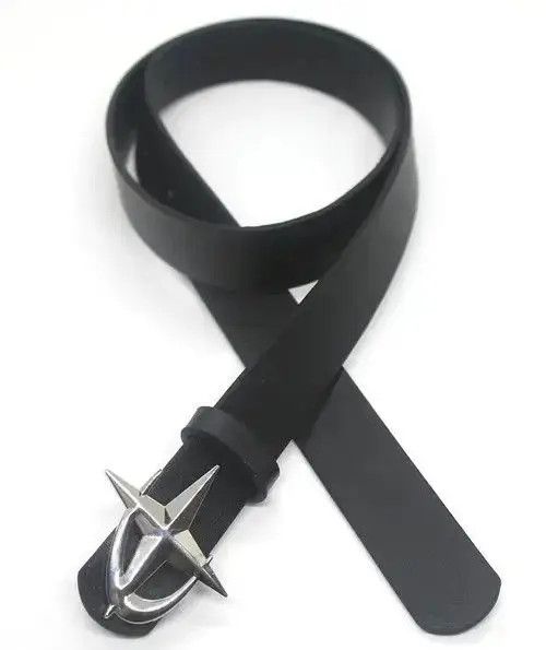 Leather Asakura x Naomi Vintage Star Buckle Belt Size ONE SIZE - 3 Thumbnail