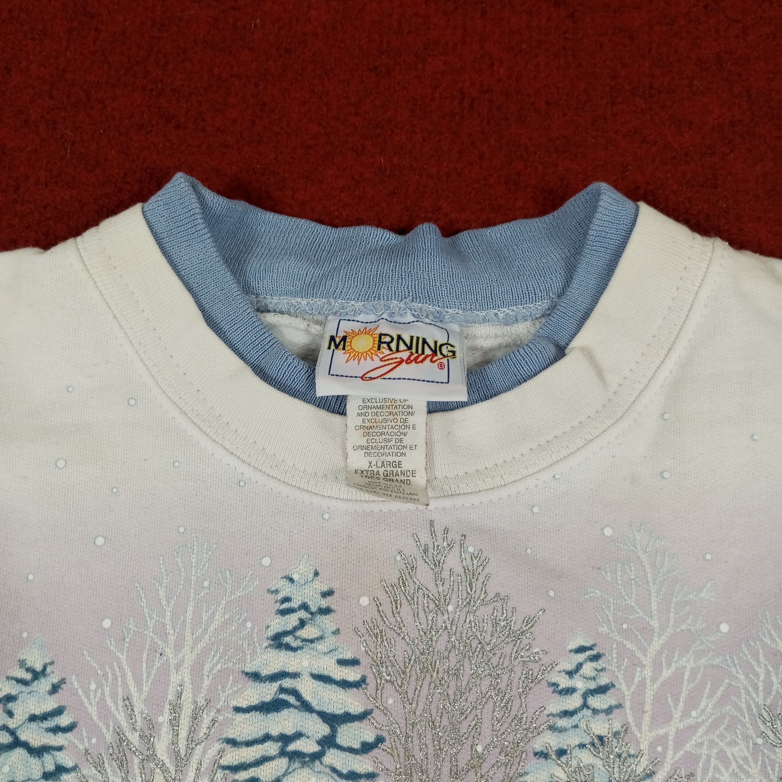 Vintage Morning Sun Winter Style Nice Design Vintage Sweatshirt Size US XL / EU 56 / 4 - 6 Thumbnail