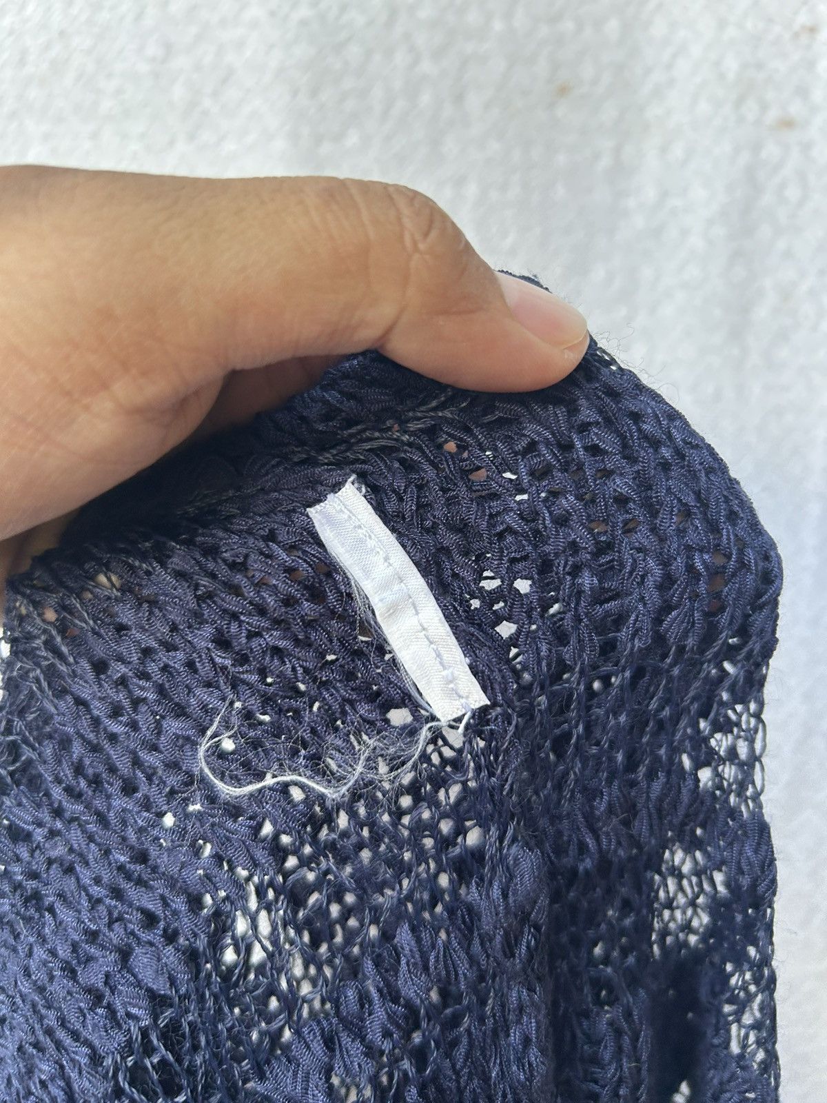 Japanese Brand × Quiksilver Quiksilver Open Fish Net Knit Avantgarde Styled Size US L / EU 52-54 / 3 - 7 Thumbnail
