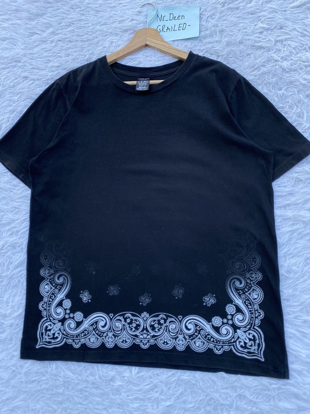 Number (N)ine Rare Number Nine The SOLOIST Rare Paisley Print Tshirt Size US L / EU 52-54 / 3 - 6 Thumbnail