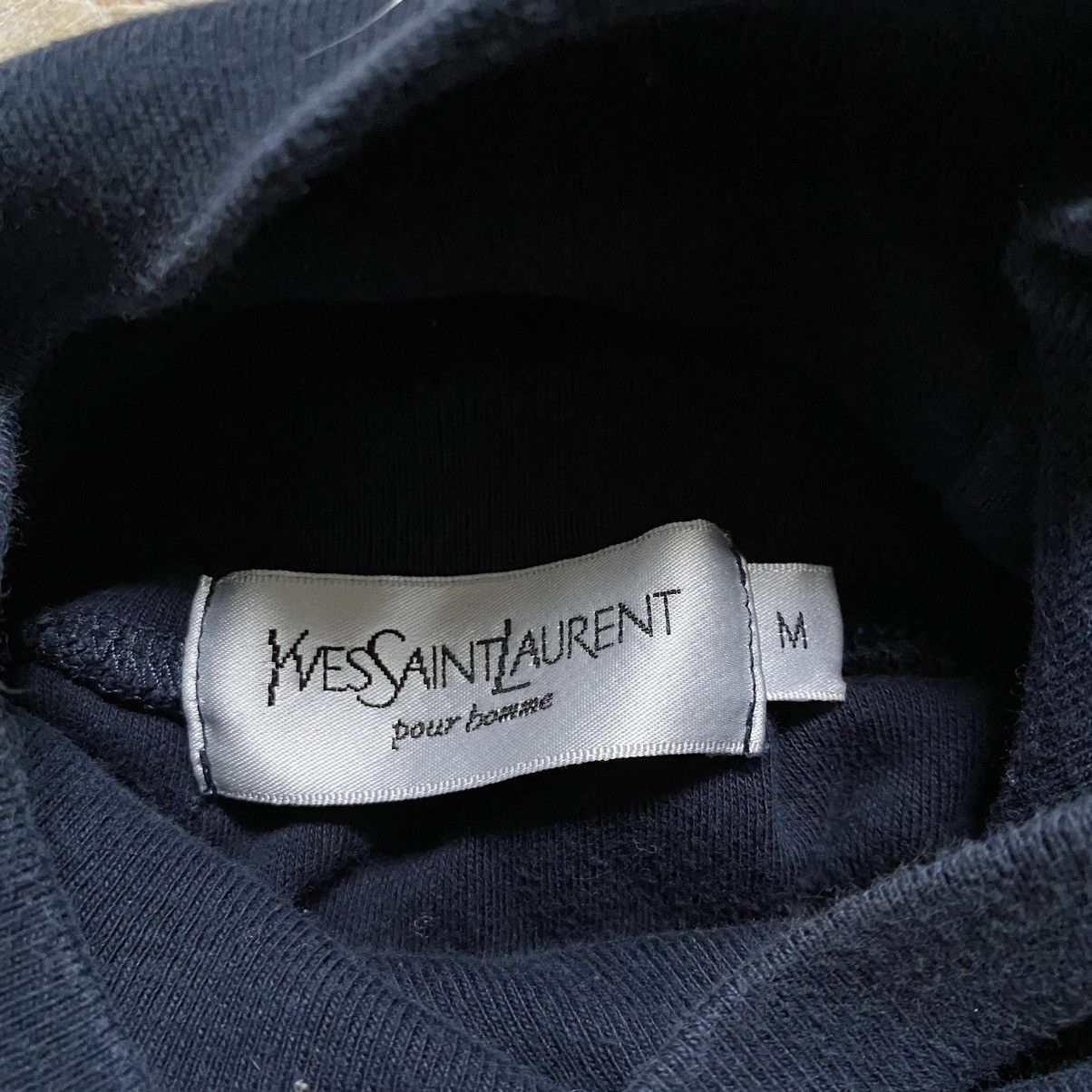 Vintage × Yves Saint Laurent VINTAGE YVES SAINT LAURENT TURTLE NECK SWEATSHIRT Size US M / EU 48-50 / 2 - 4 Thumbnail