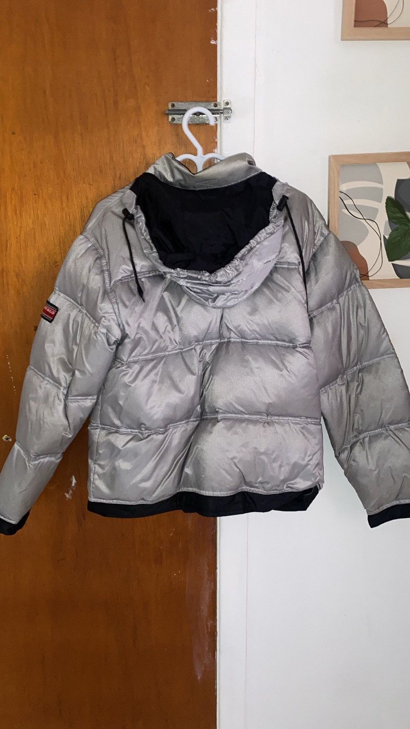 Buffalo David Bitton × Vintage Grey Puffer Coat Buffalo Size US L / EU 52-54 / 3 - 2 Thumbnail