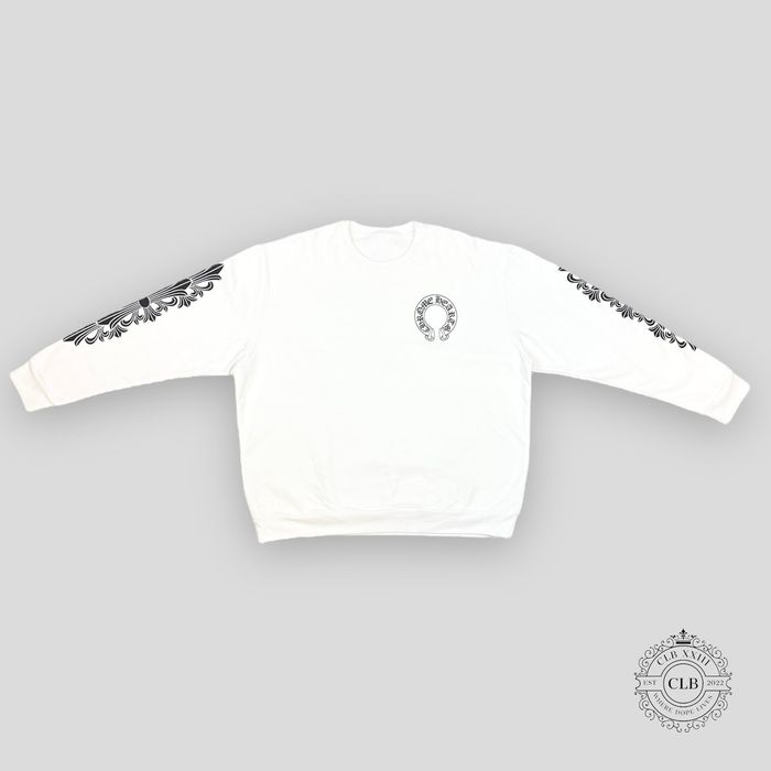 Chrome Hearts Horseshoe Logo Crewneck Sweatshirt 'Black